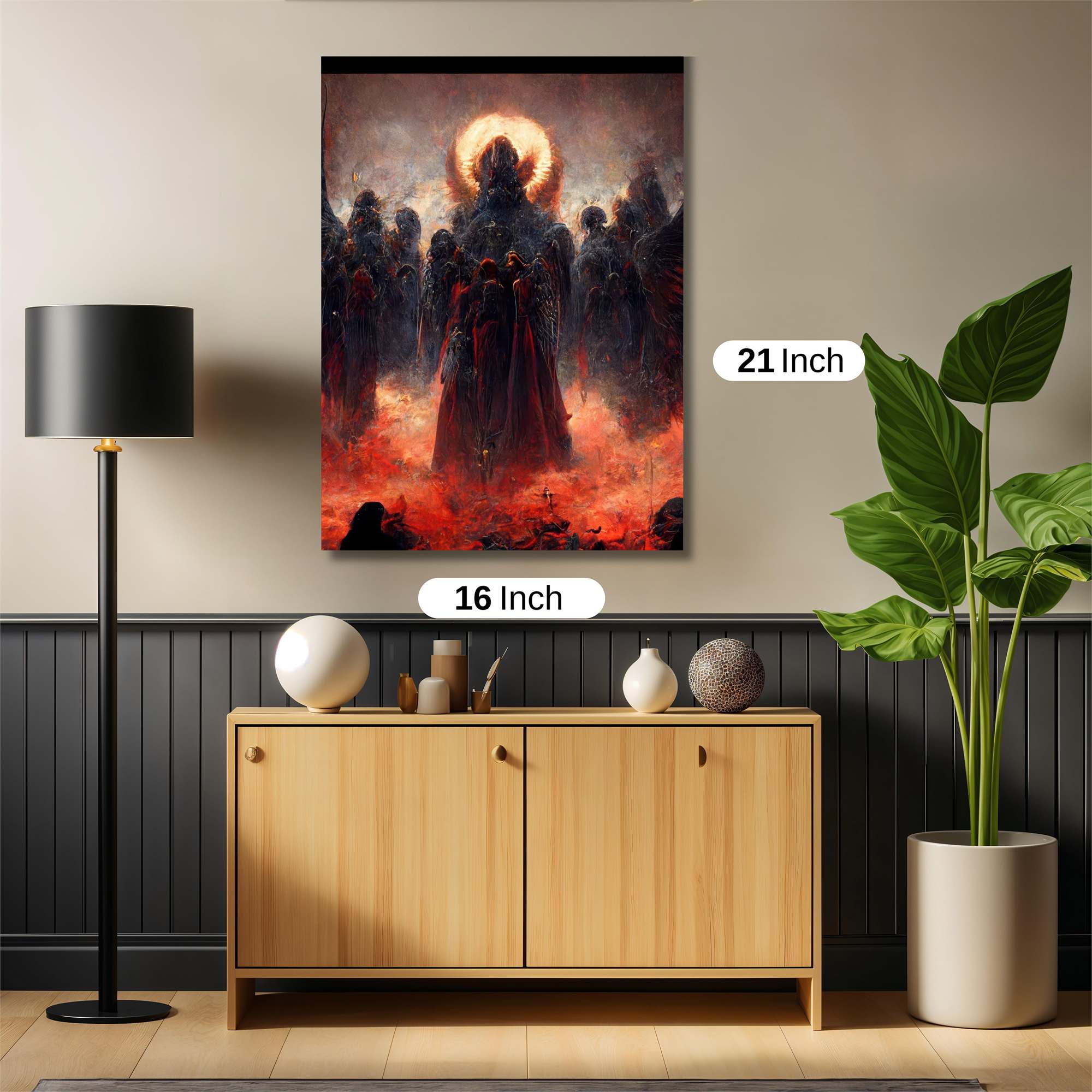 Lucifer's Descent Safe Wall Magnetic / M