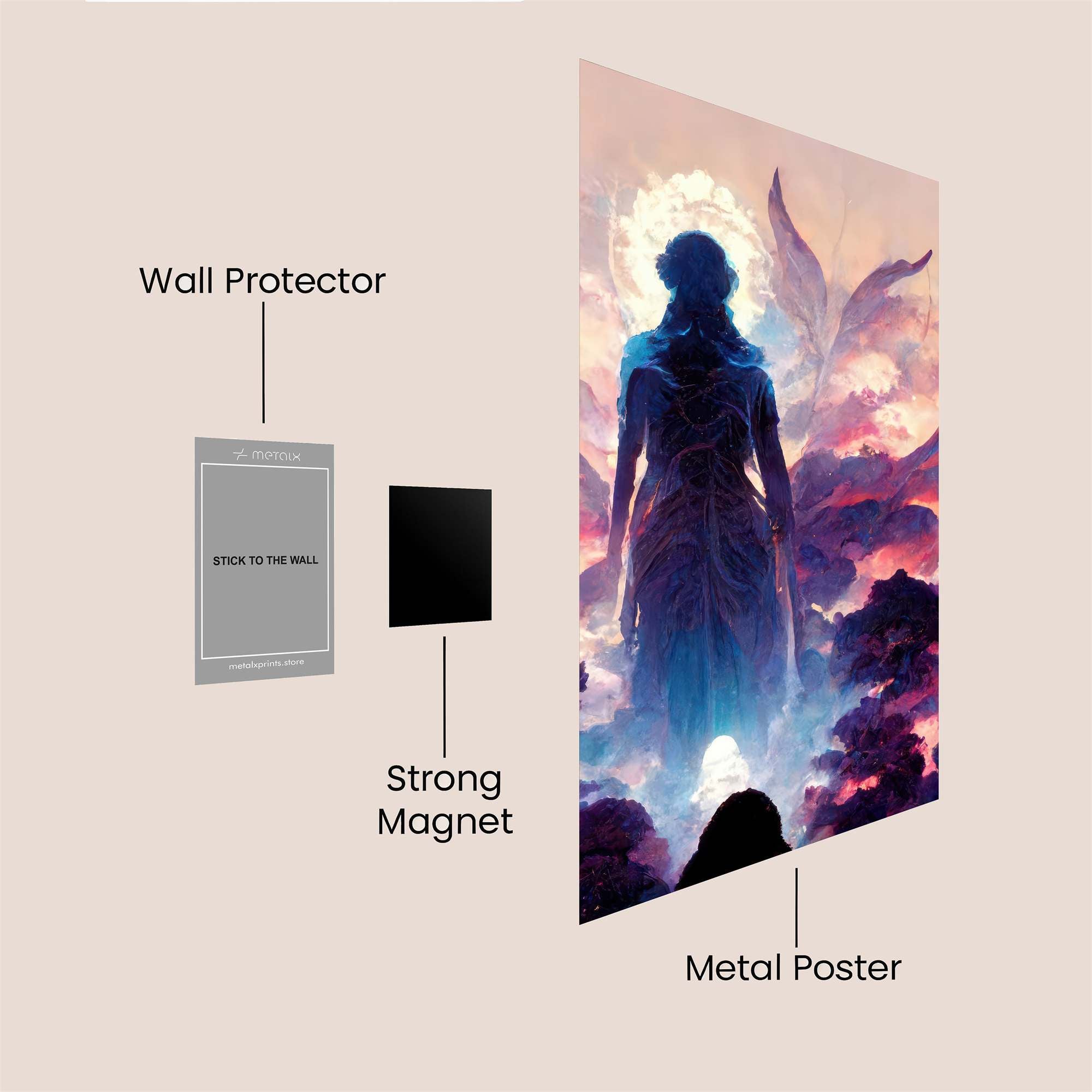 Goddess Ascendant Safe Wall Magnetic / M