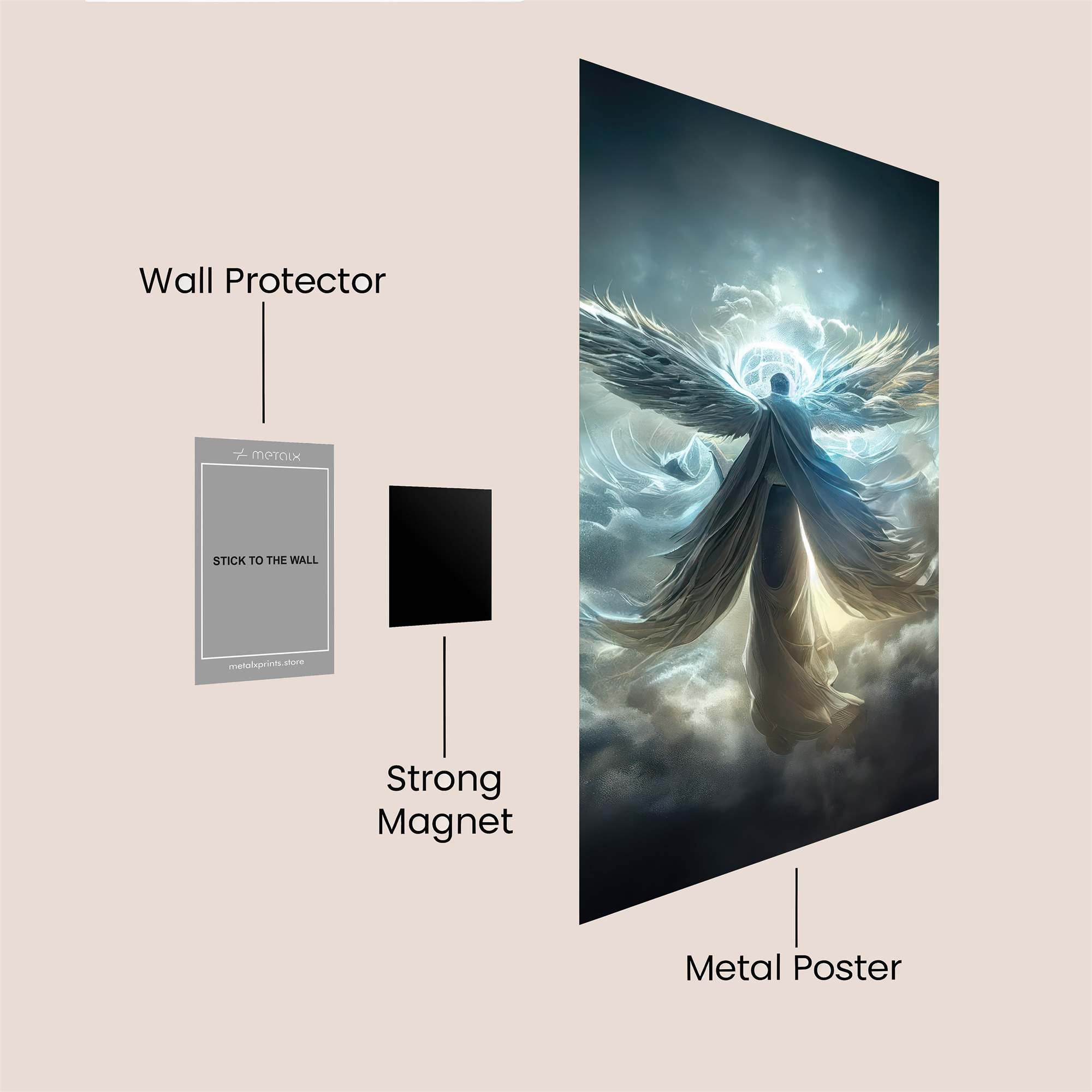 Angel Radiant Safe Wall Magnetic / M