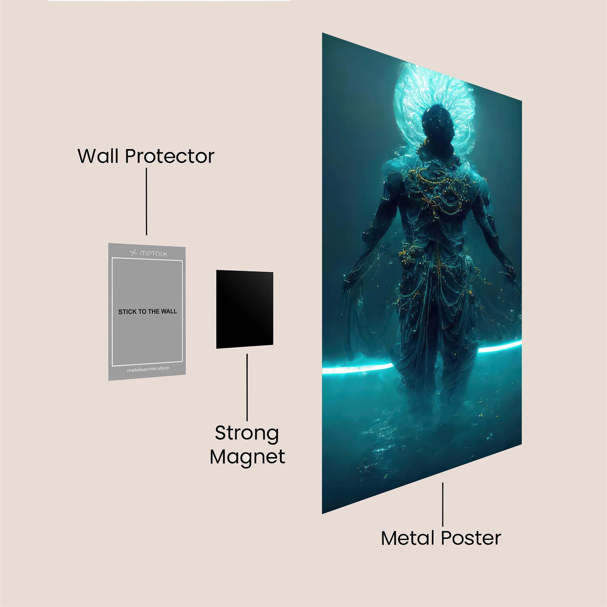 Godly Radiance Safe Wall Magnetic / M