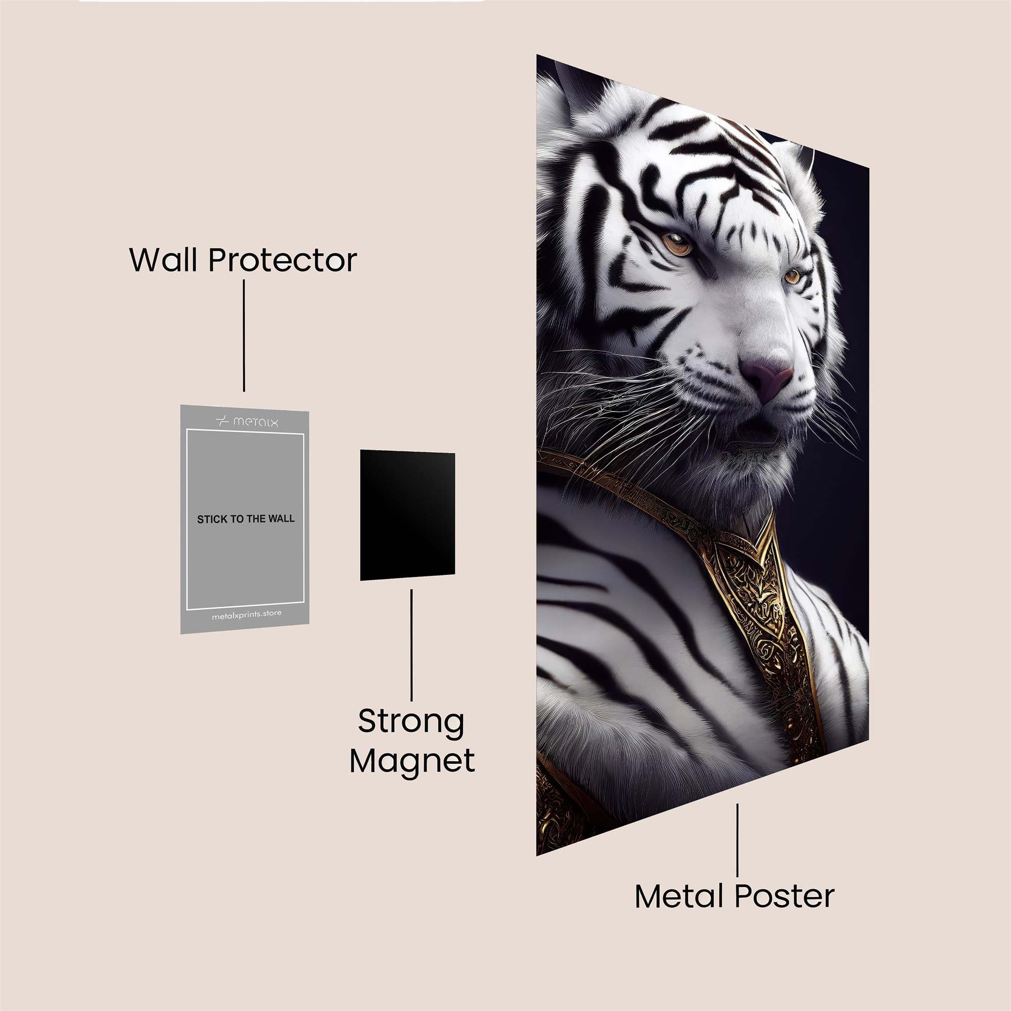 Regal Tiger Safe Wall Magnetic / M