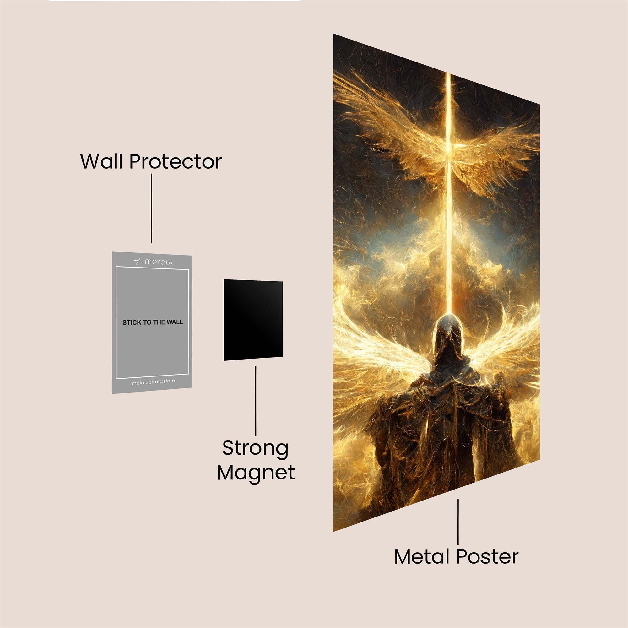 Angel Ascension Safe Wall Magnetic / M