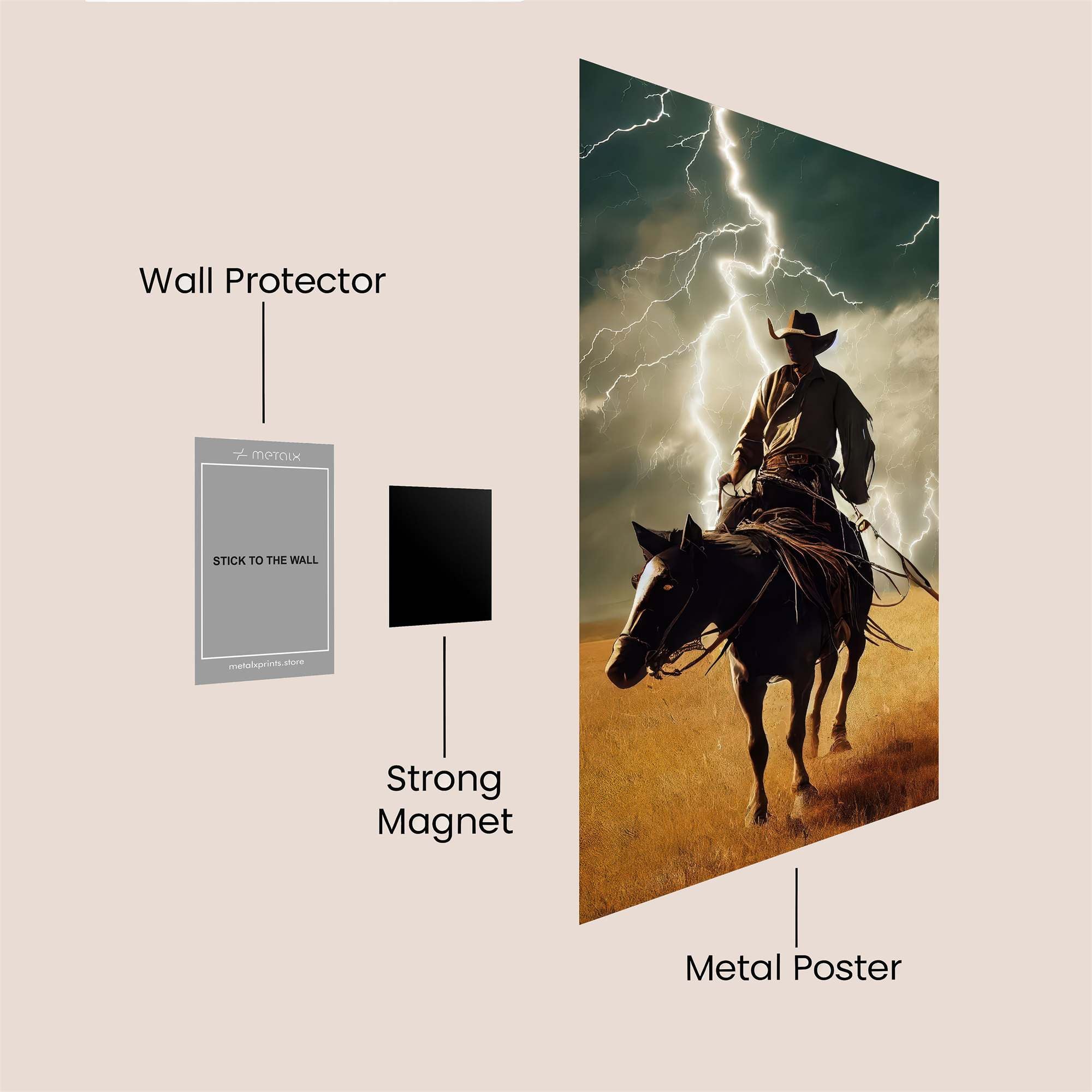 Cowboy Tempest Safe Wall Magnetic / M