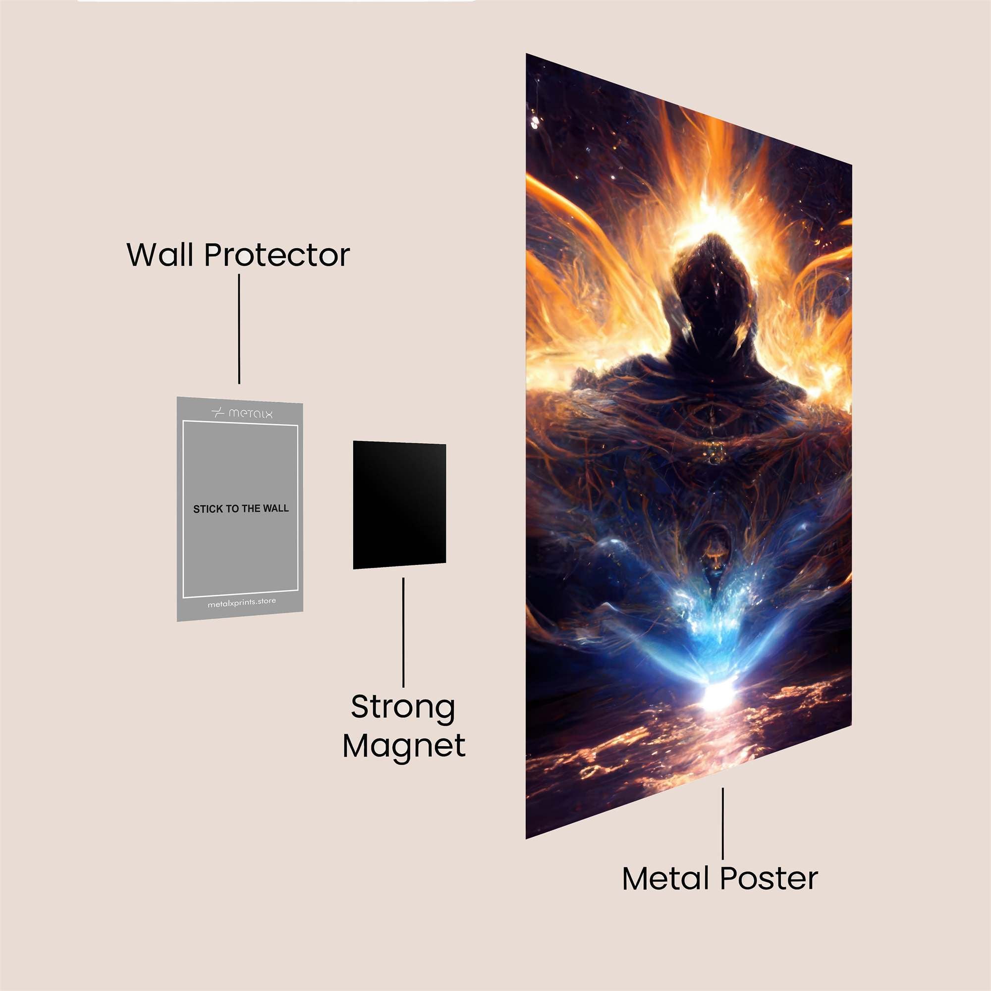 Cosmic Awakening Safe Wall Magnetic / M