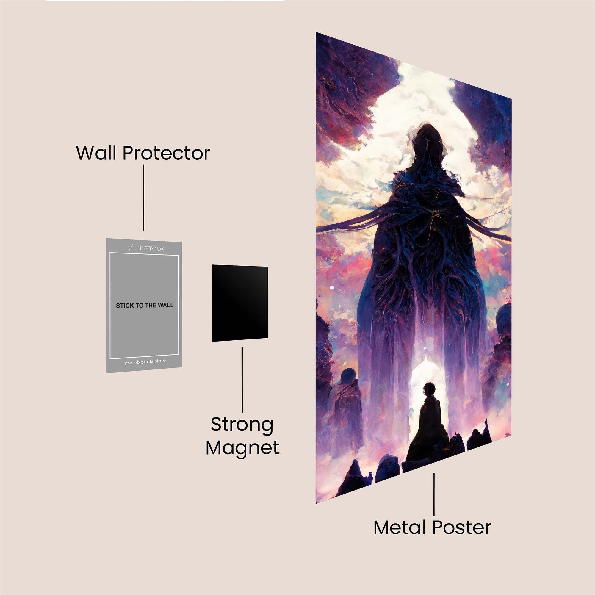 Cosmic Serenity Safe Wall Magnetic / M