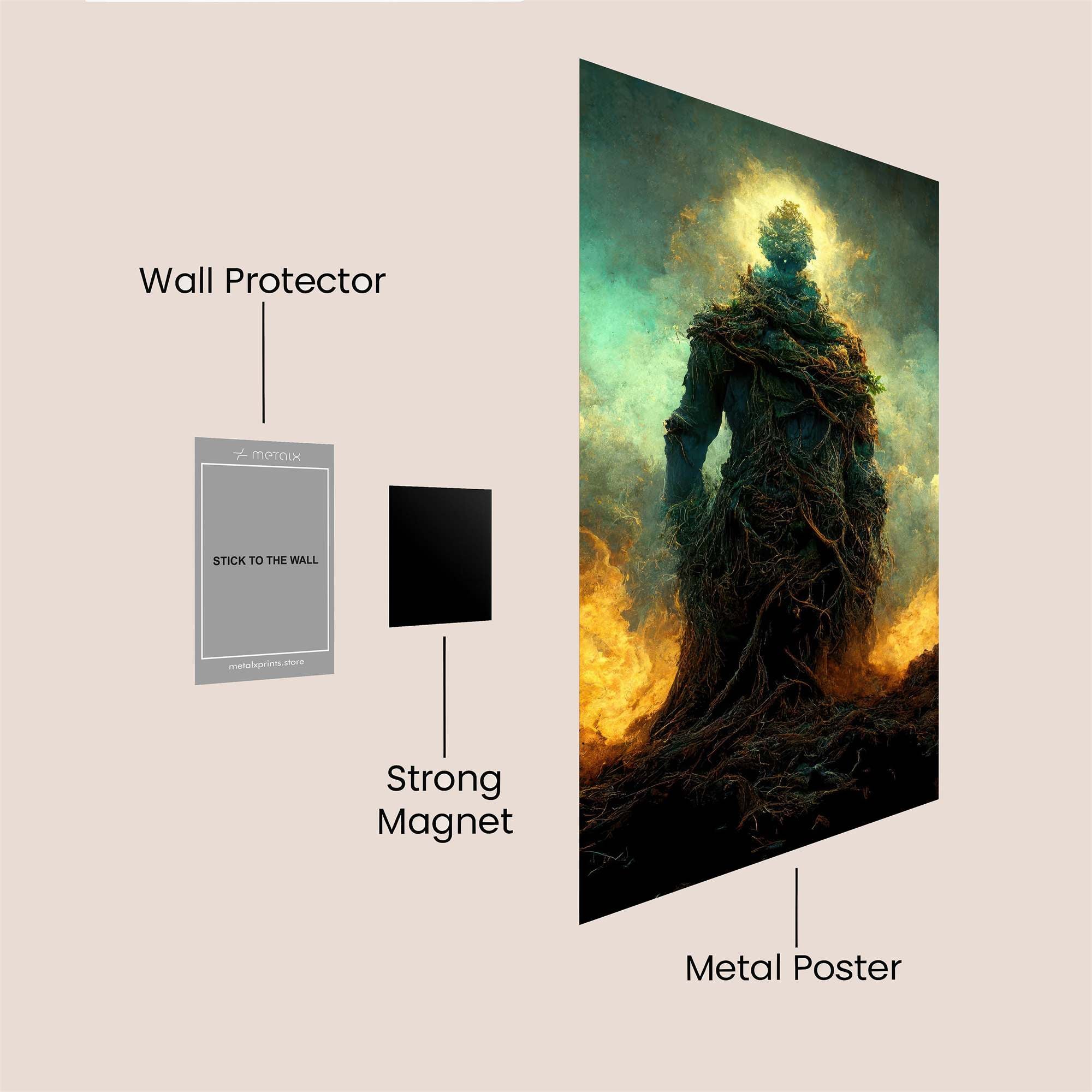 Nature's Wrath Safe Wall Magnetic / M