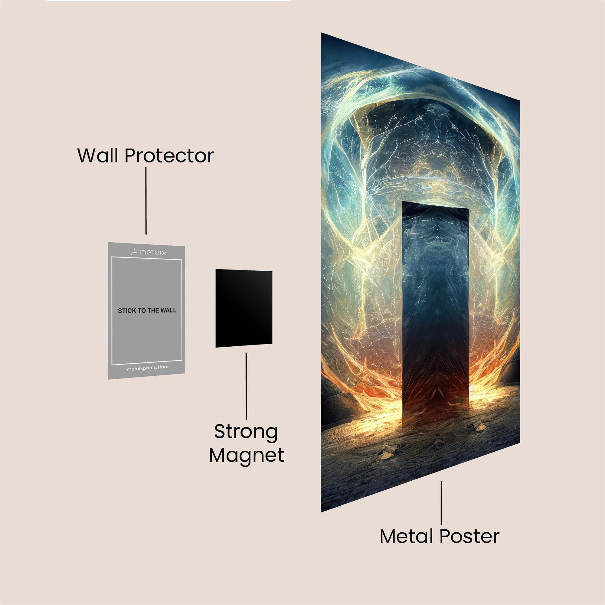 Portal Enigma Safe Wall Magnetic / M