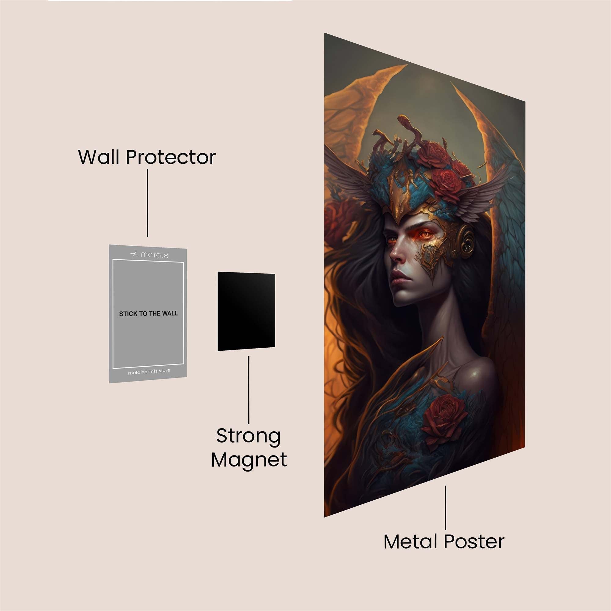 Goddess Radiant Safe Wall Magnetic / M
