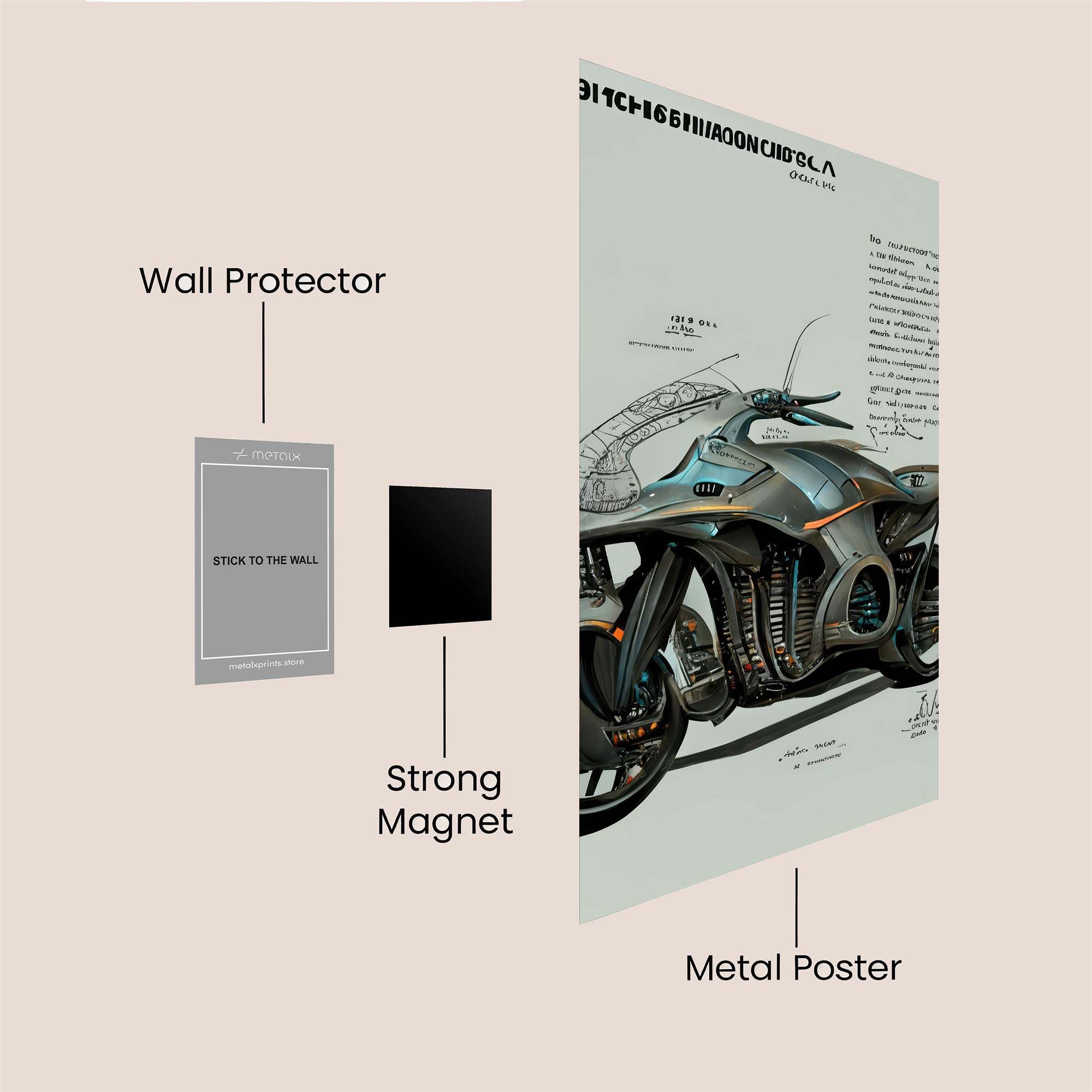 Neon Beast Safe Wall Magnetic / M