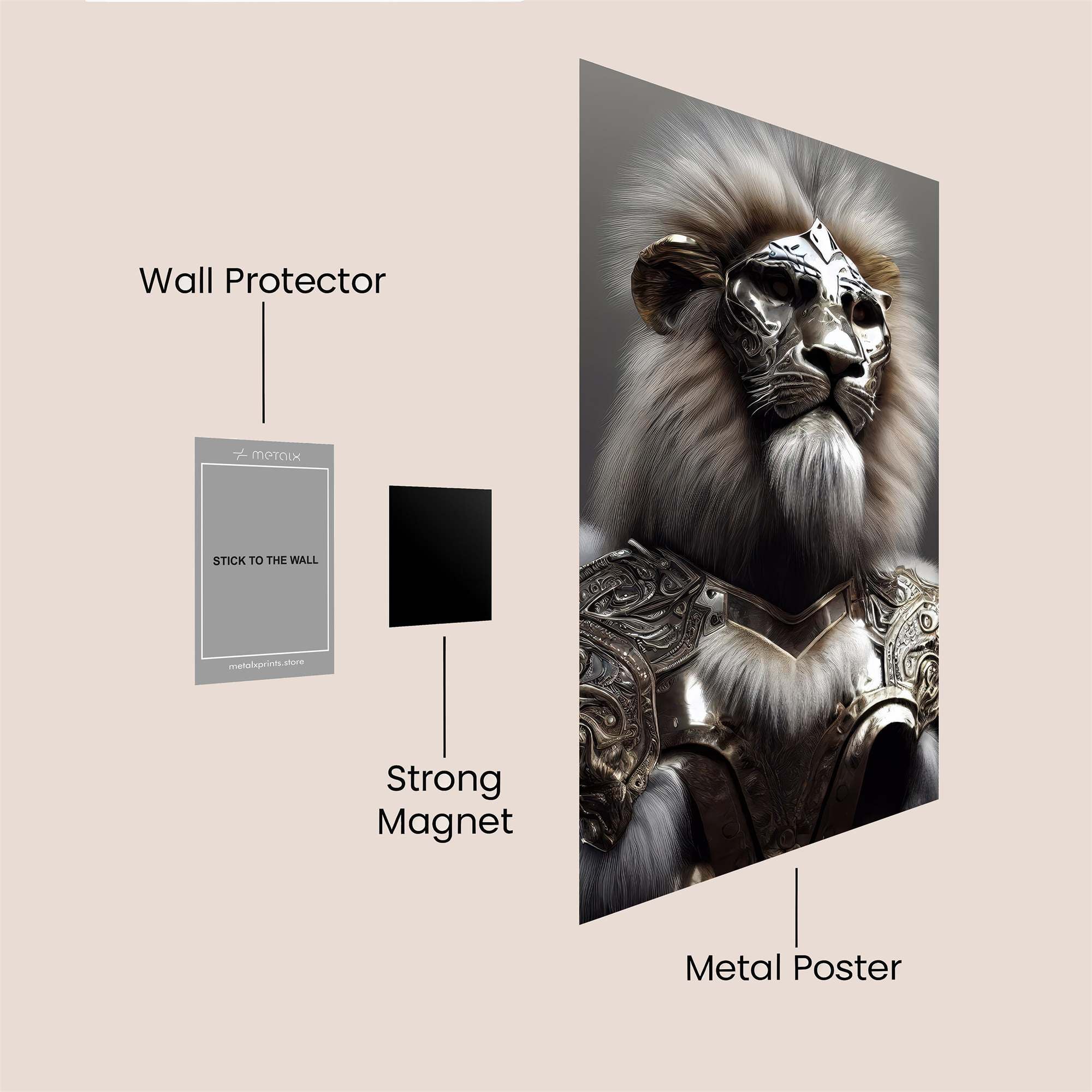Lion Regal Safe Wall Magnetic / M