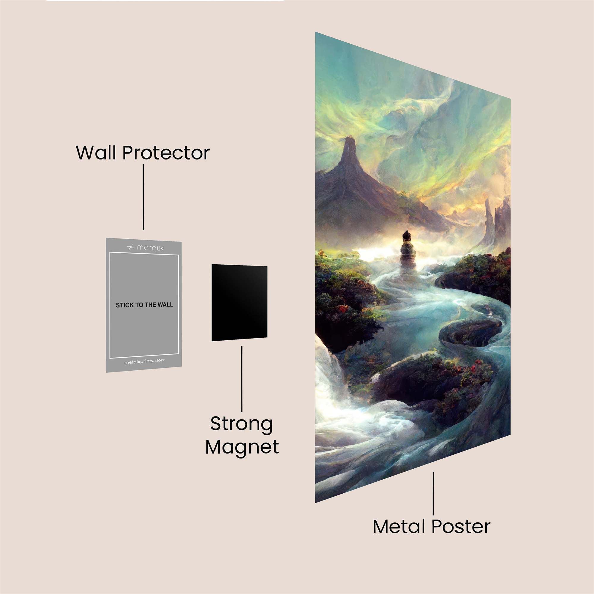 Mystic Journey Safe Wall Magnetic / M