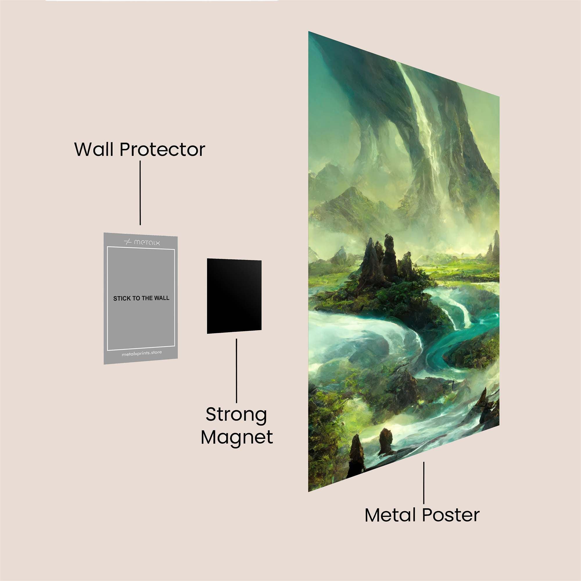 Mystic Serenity Safe Wall Magnetic / M