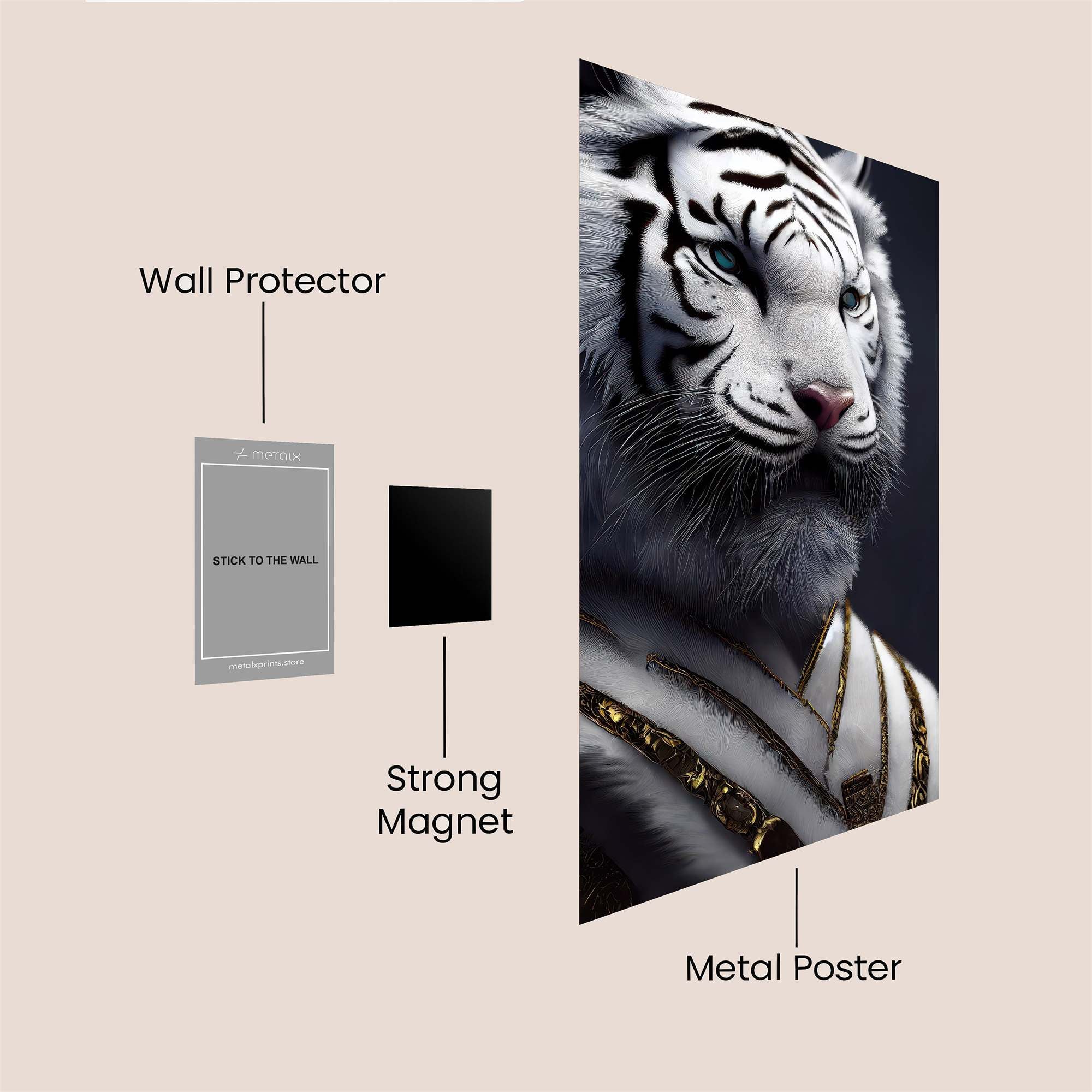 Tiger Regal Safe Wall Magnetic / M