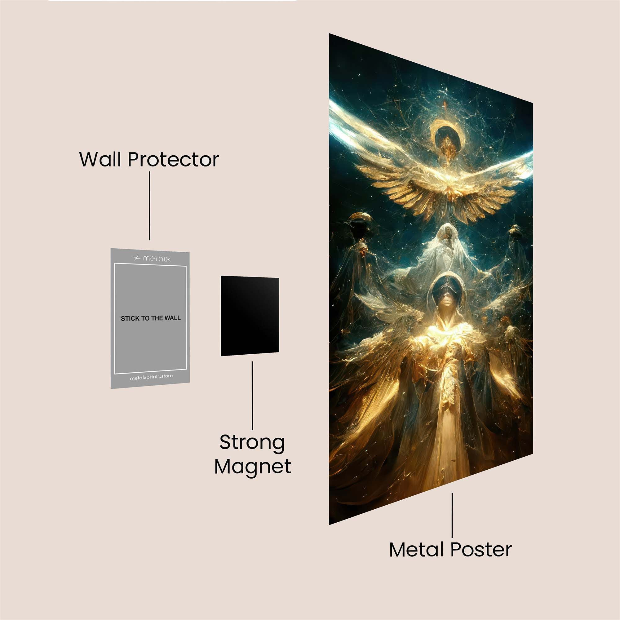 Seraphic Radiance Safe Wall Magnetic / M