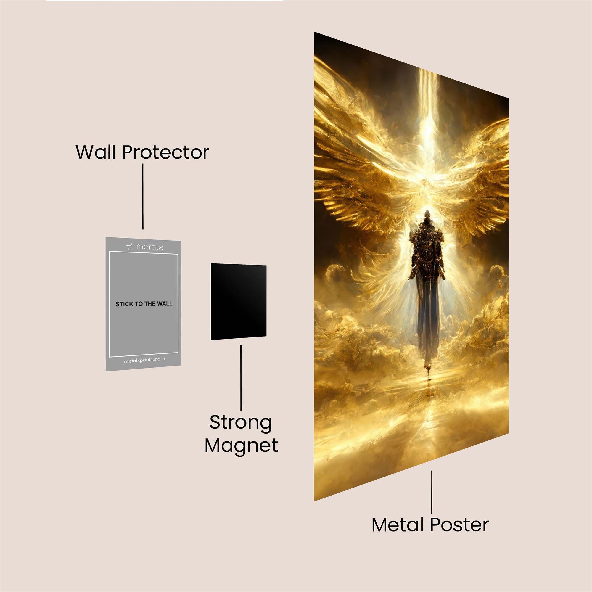 Archangel Radiant Safe Wall Magnetic / M
