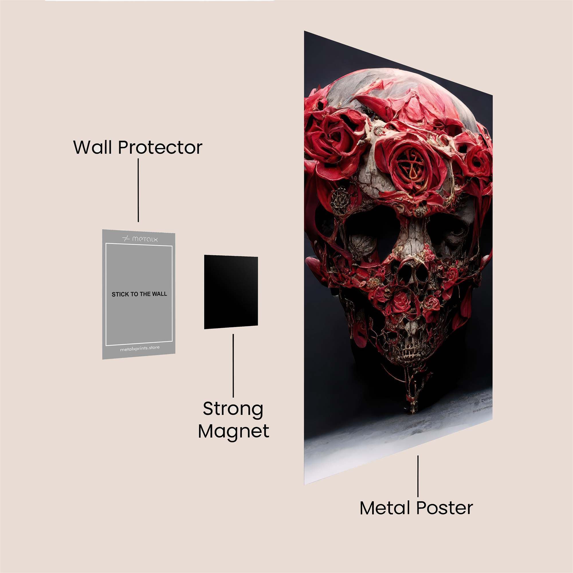 Knight Ablaze Safe Wall Magnetic / M