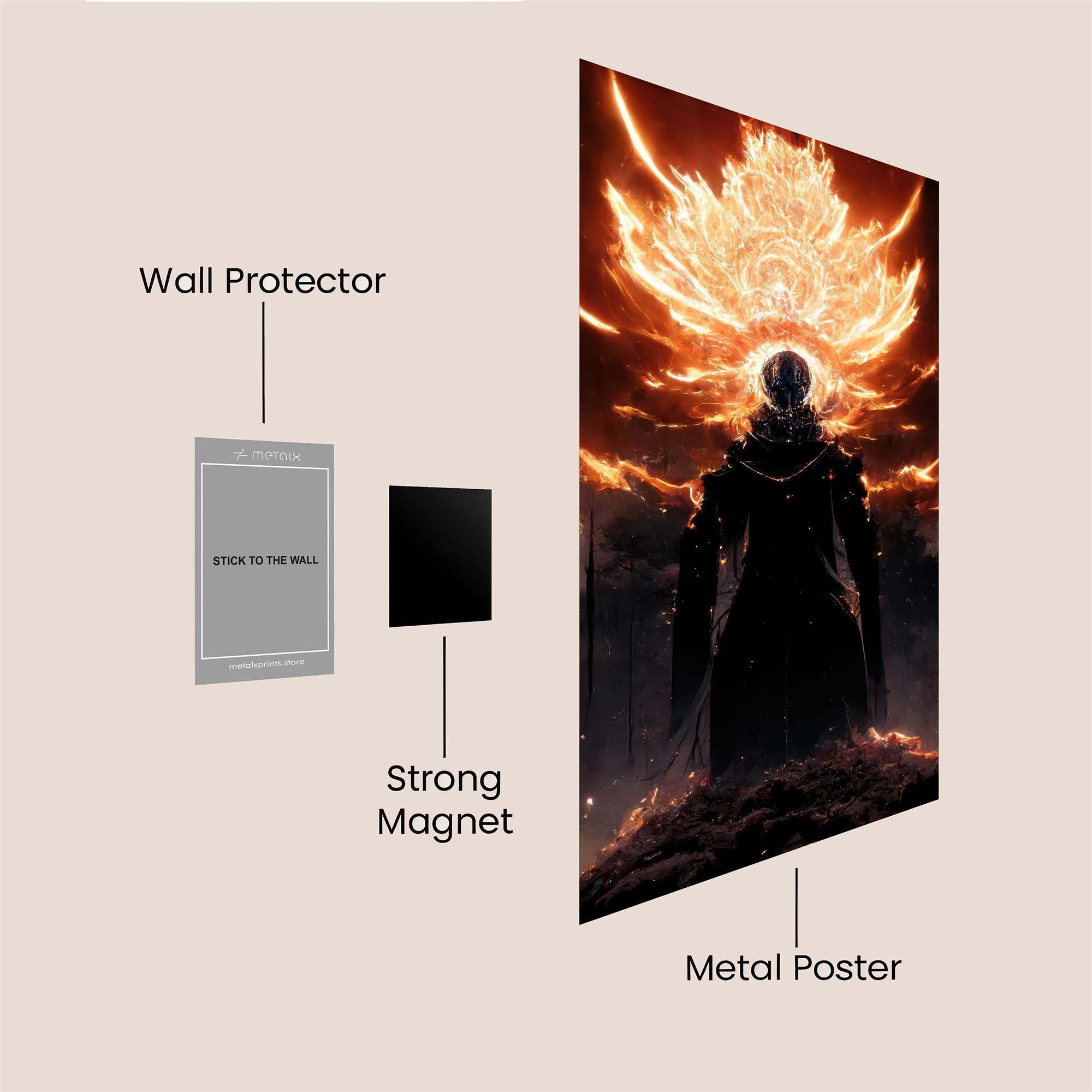 Phoenix Ascension Safe Wall Magnetic / M