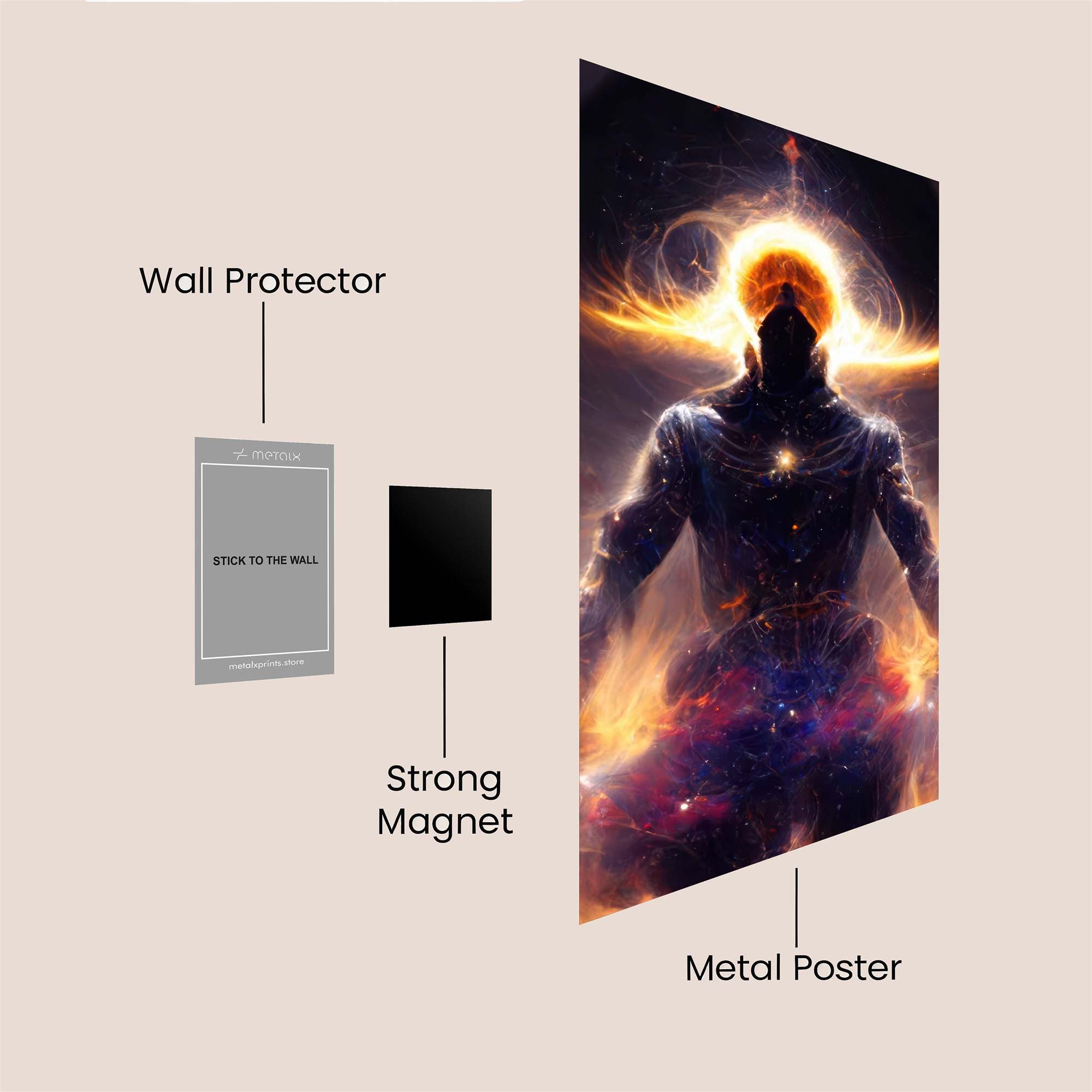 Cosmic Awakening Safe Wall Magnetic / M