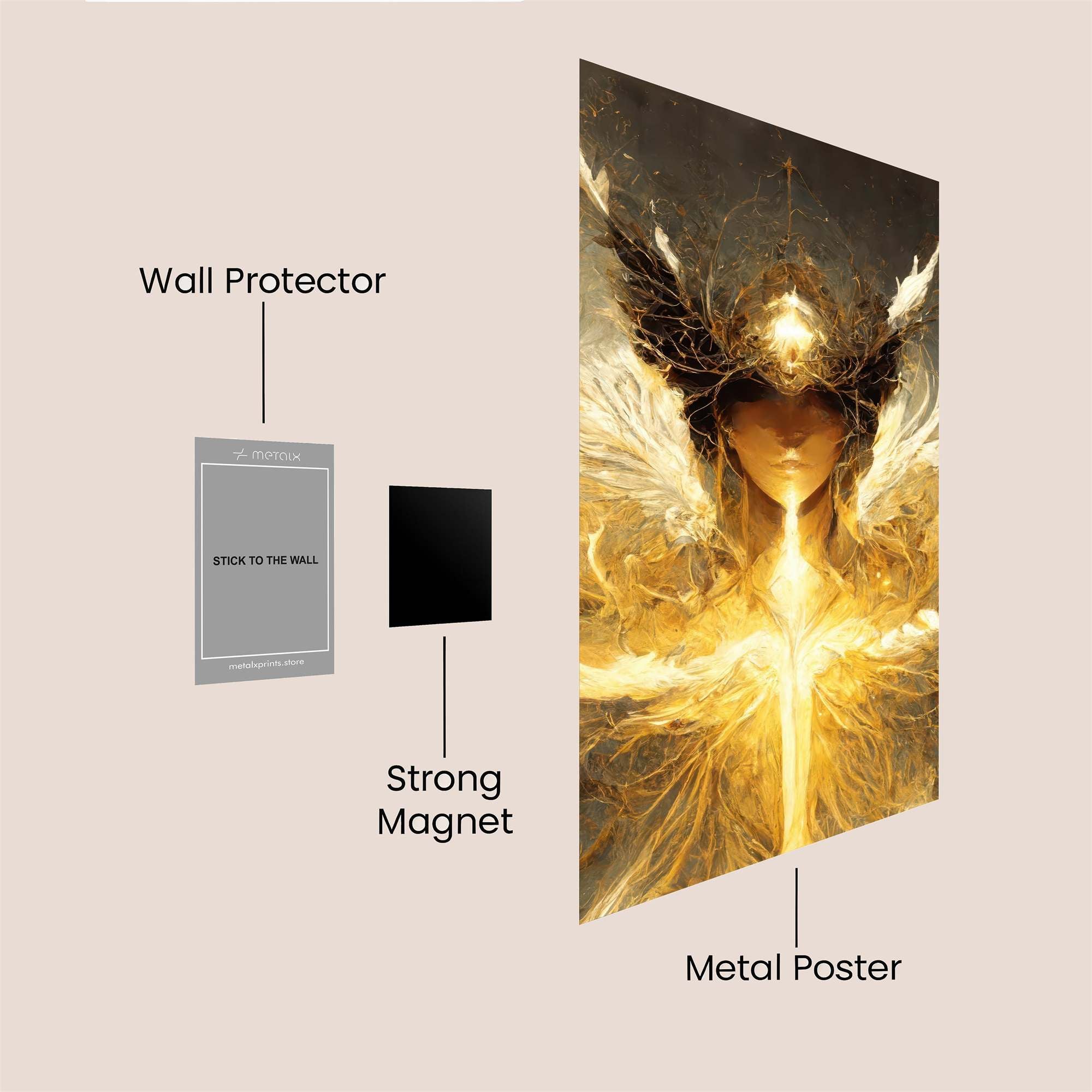 Angel Radiance Safe Wall Magnetic / M
