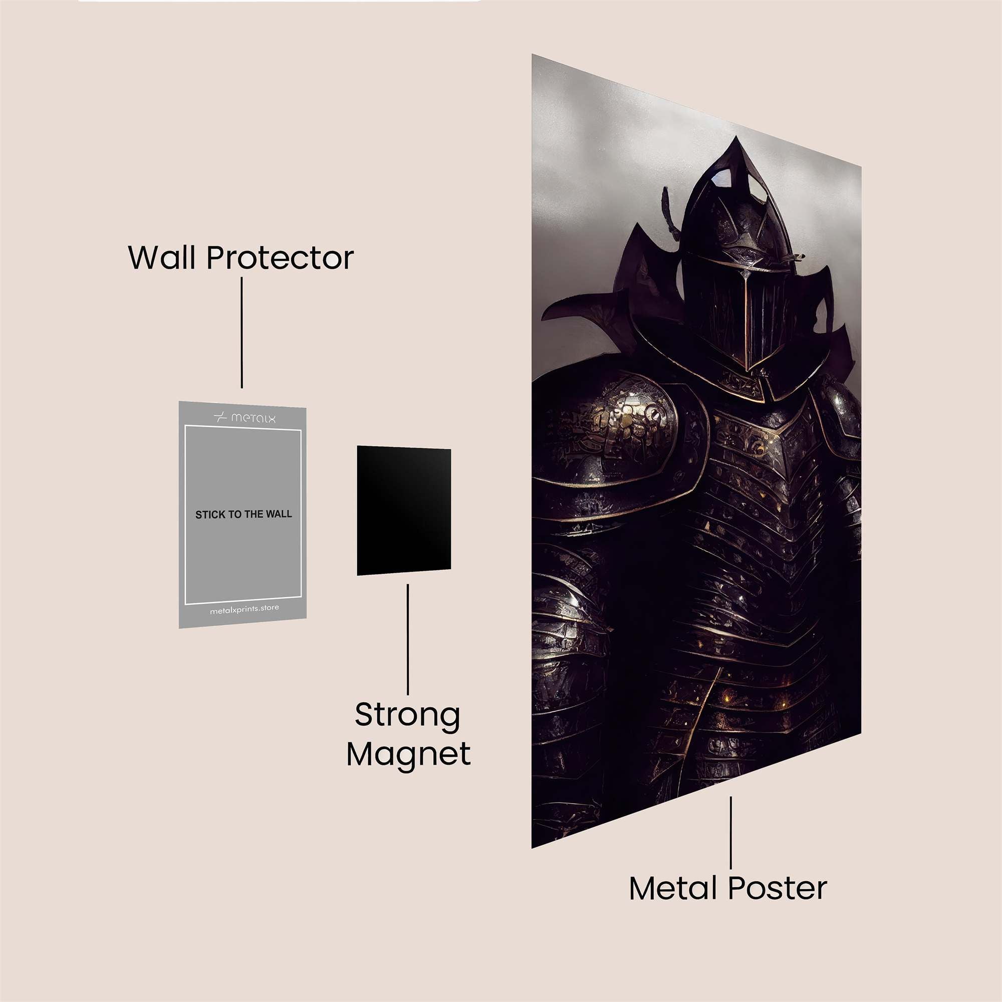 Knight Enigma Safe Wall Magnetic / M