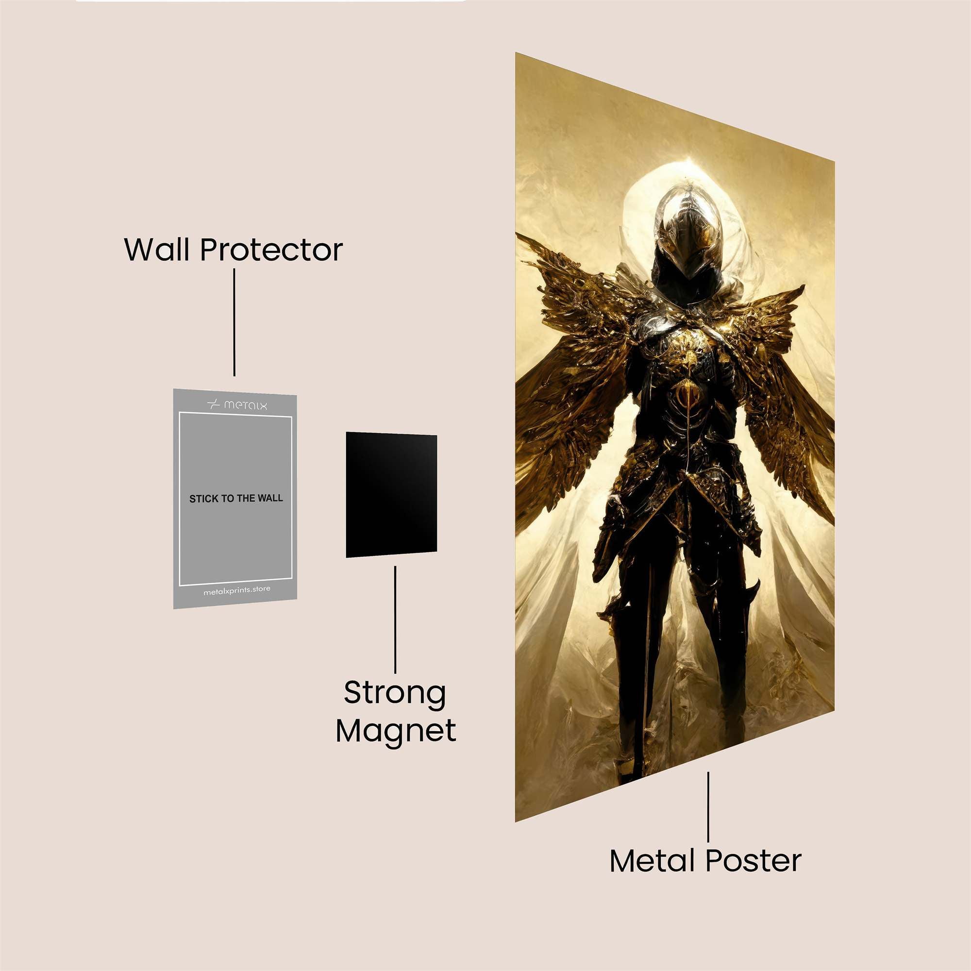Angel Radiant Safe Wall Magnetic / M