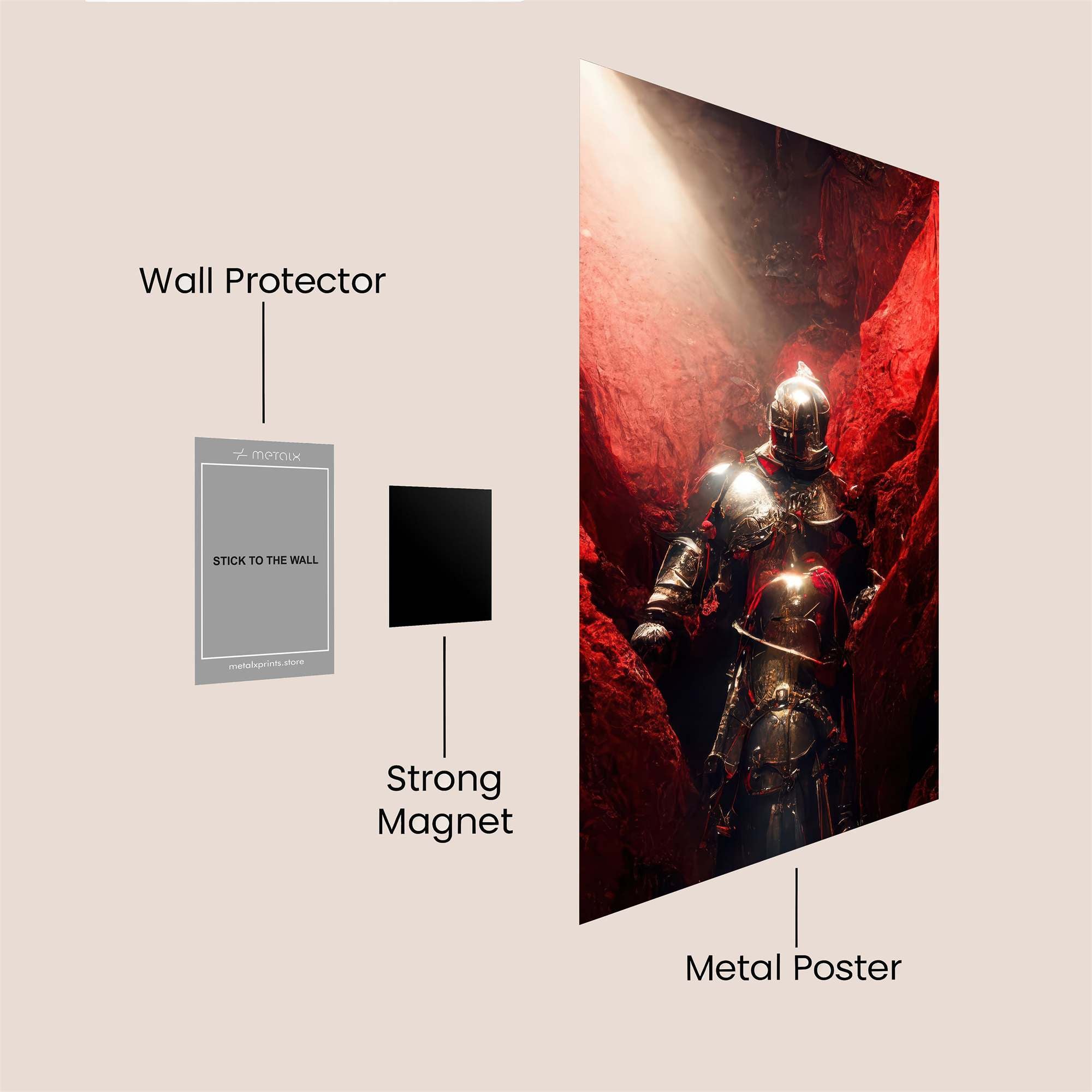 Knight Enigma Safe Wall Magnetic / M