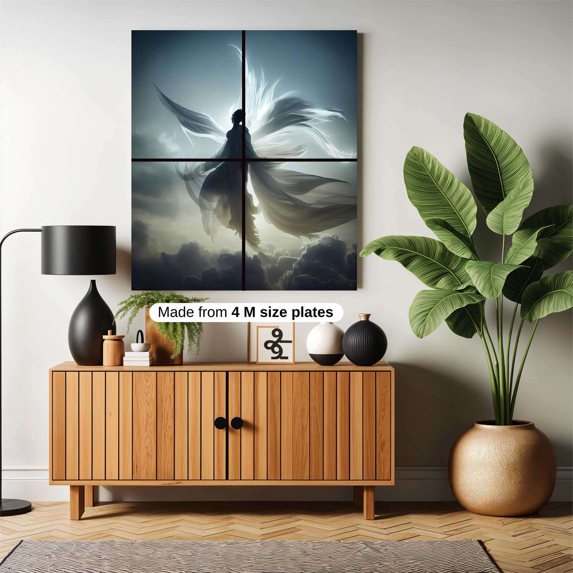 Angel Ascends Safe Wall Magnetic / M