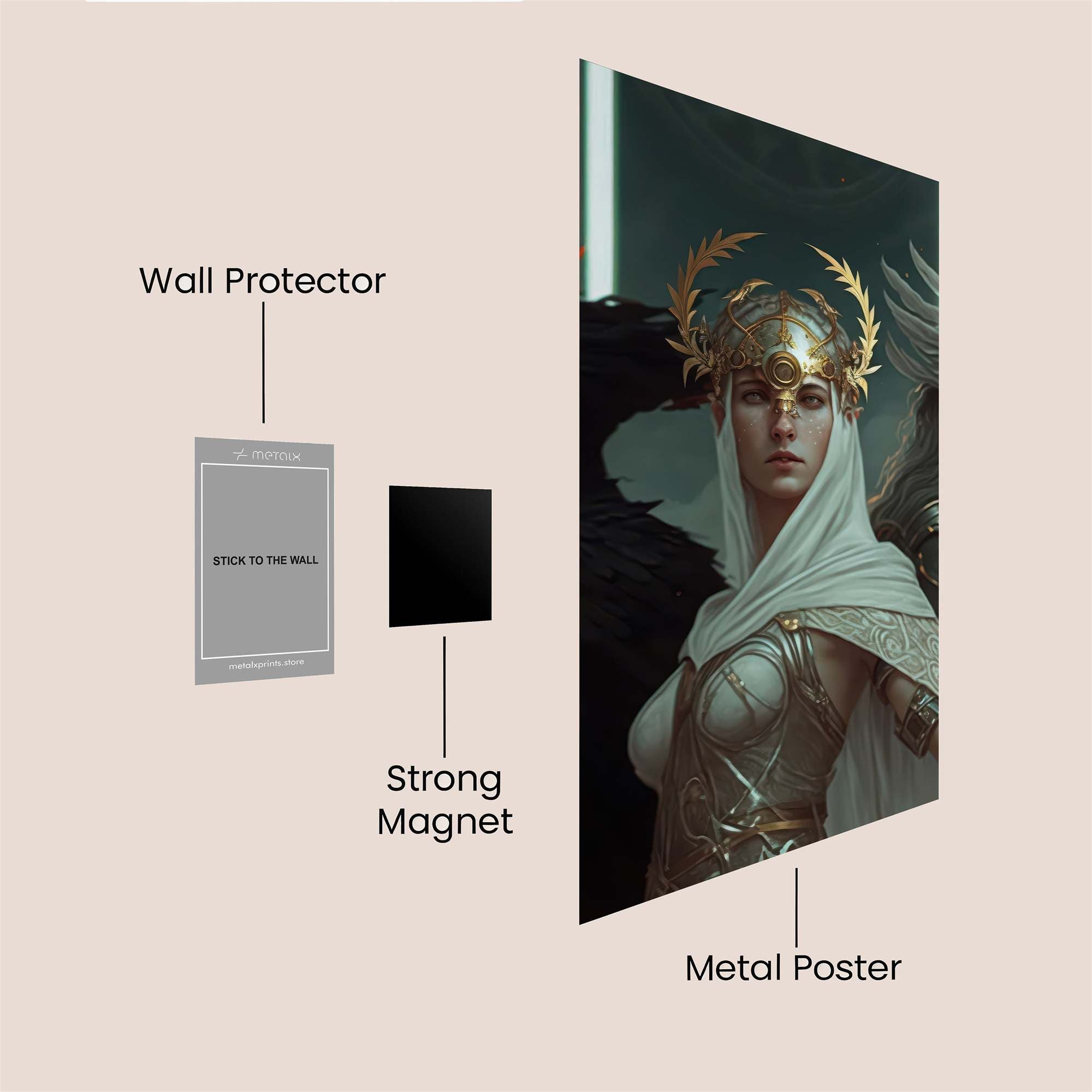 Athena Serene Safe Wall Magnetic / M