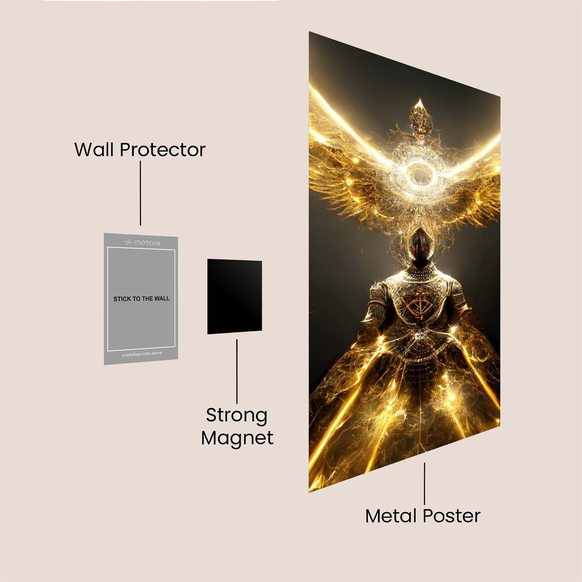Angel Ascension Safe Wall Magnetic / M