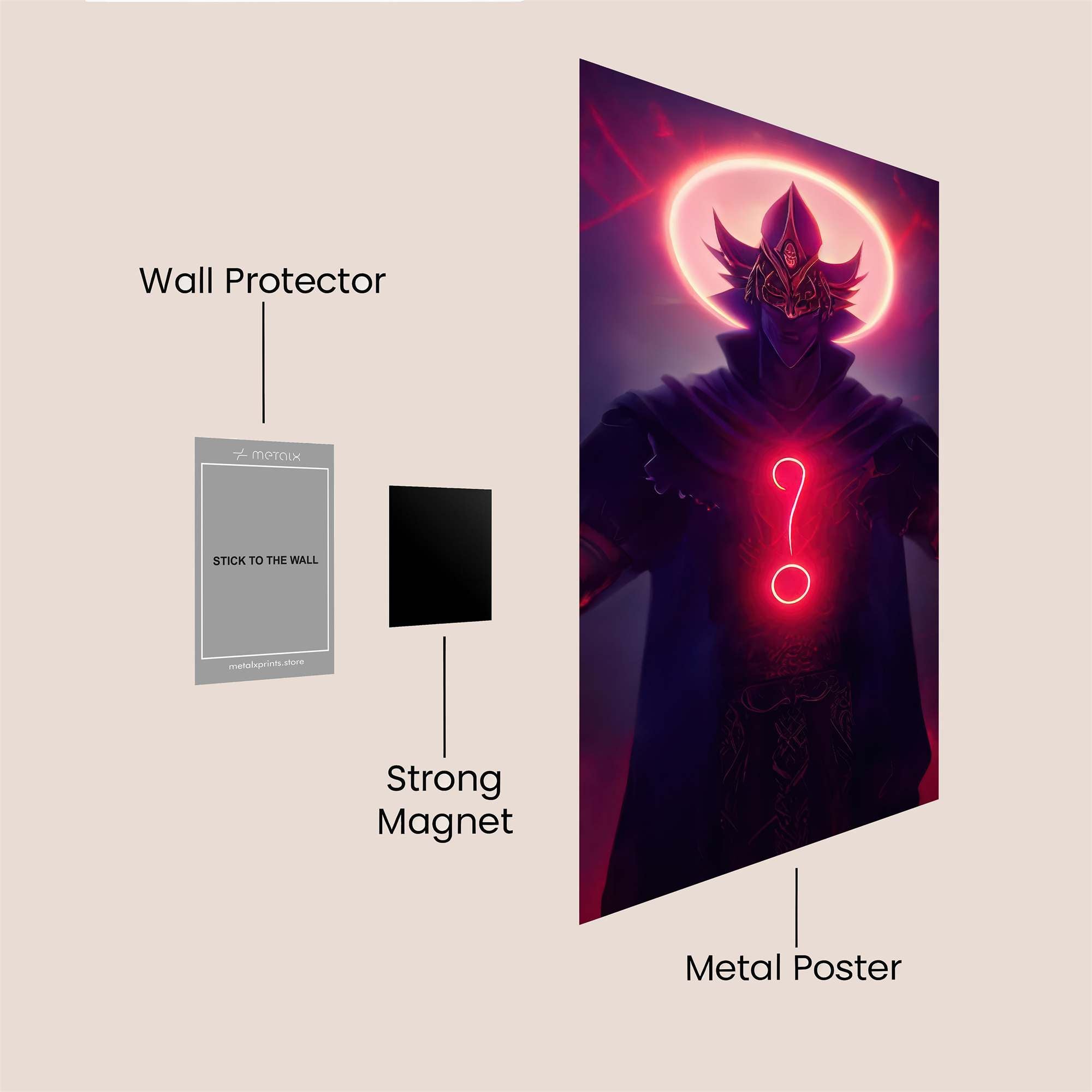 Slifer Enigmatic Safe Wall Magnetic / M