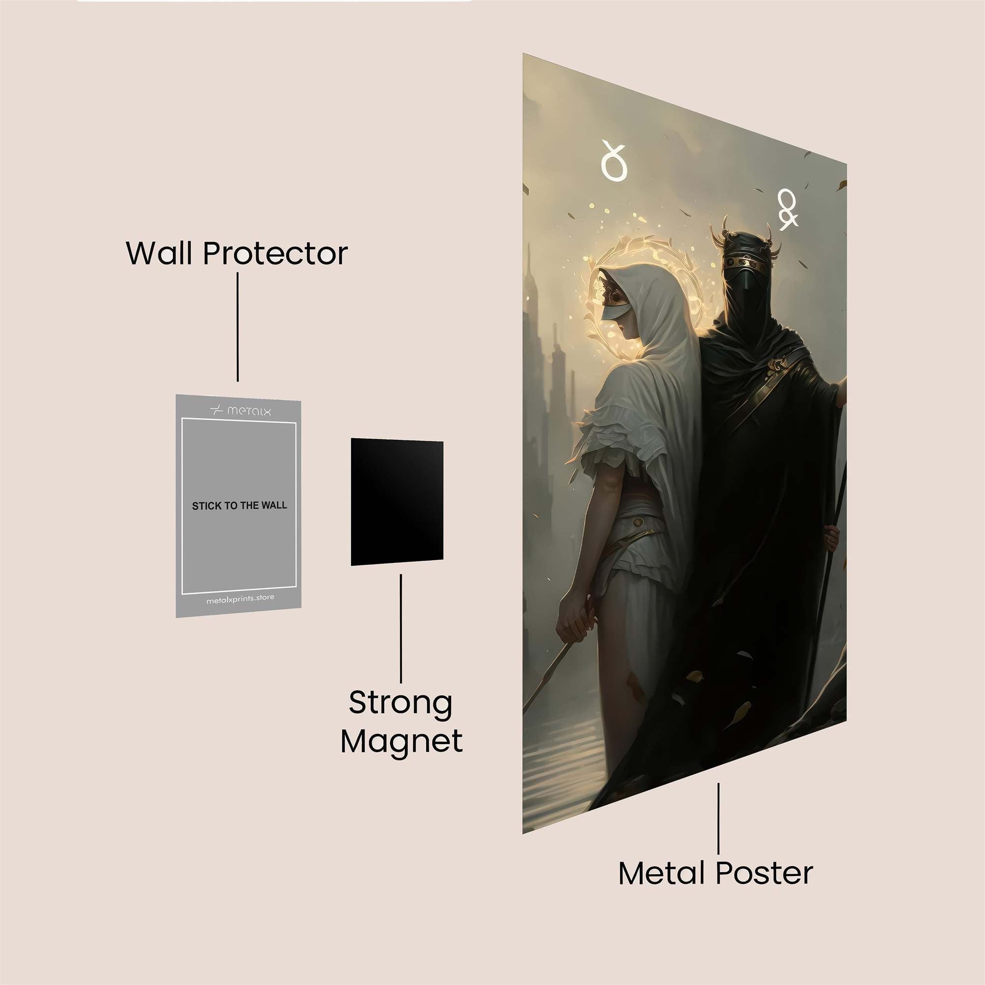 Divine Duality Safe Wall Magnetic / M