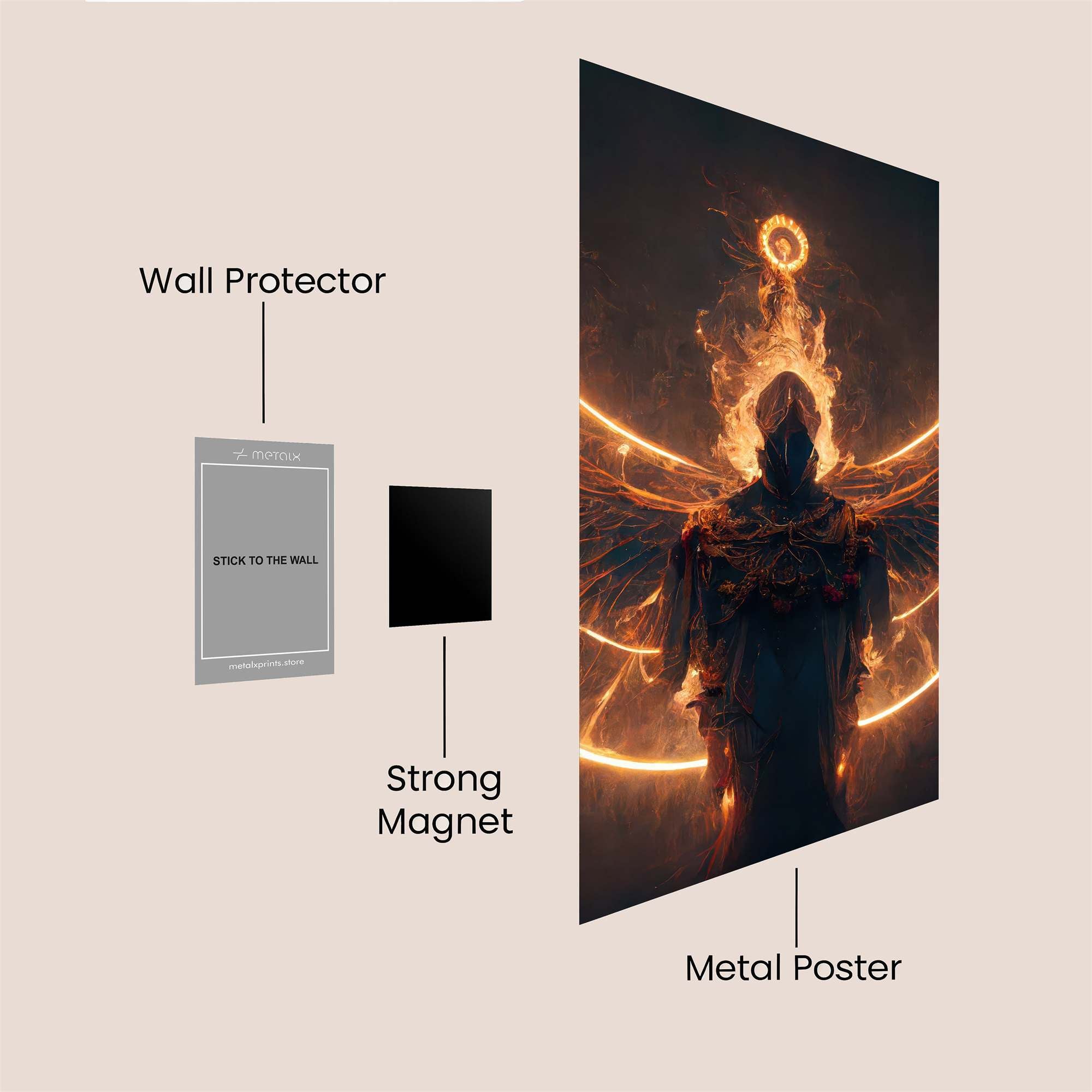 Phoenix Ascension Safe Wall Magnetic / M