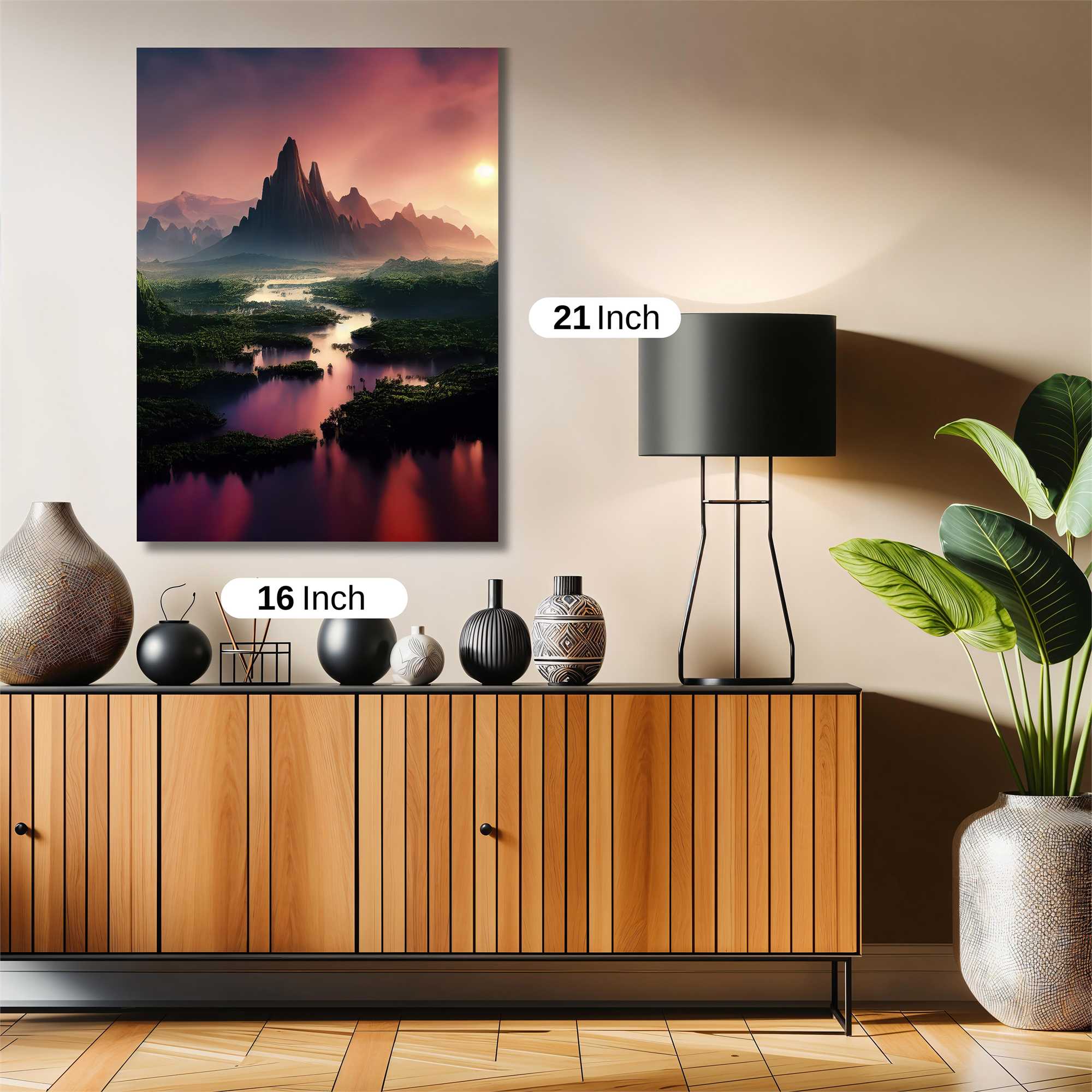 Sunset Serenity Safe Wall Magnetic / M