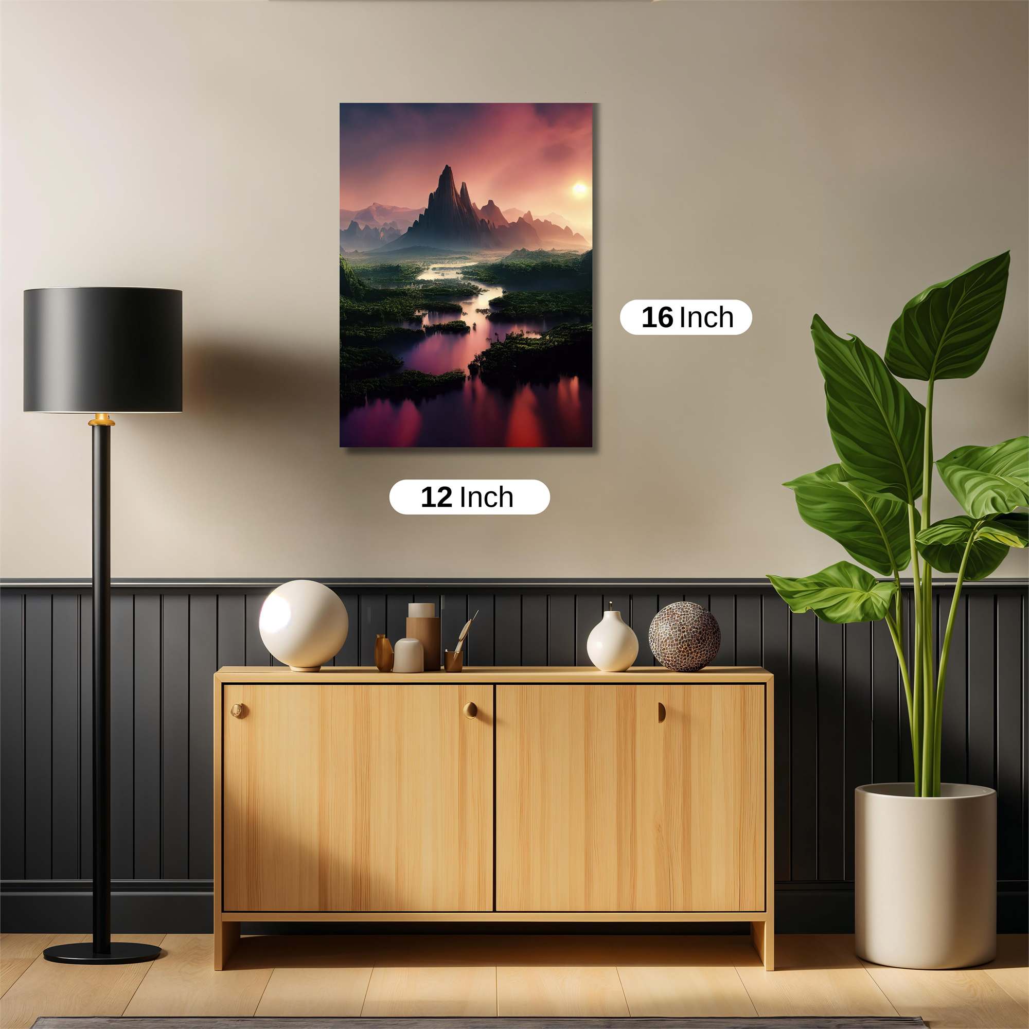 Sunset Serenity Safe Wall Magnetic / M