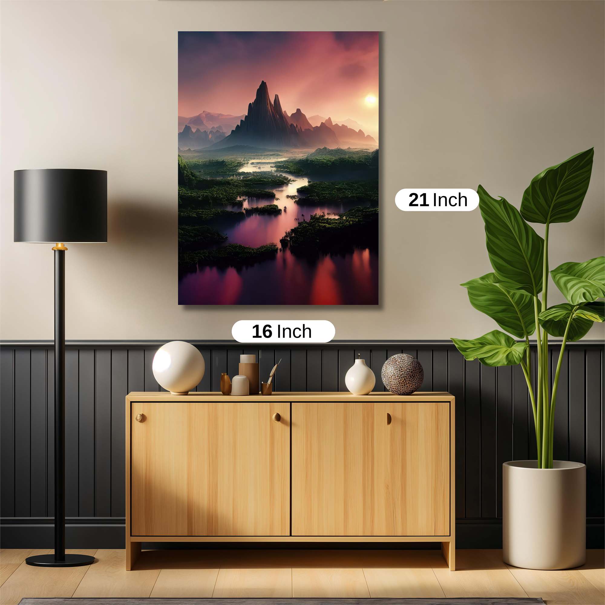 Sunset Serenity Safe Wall Magnetic / M