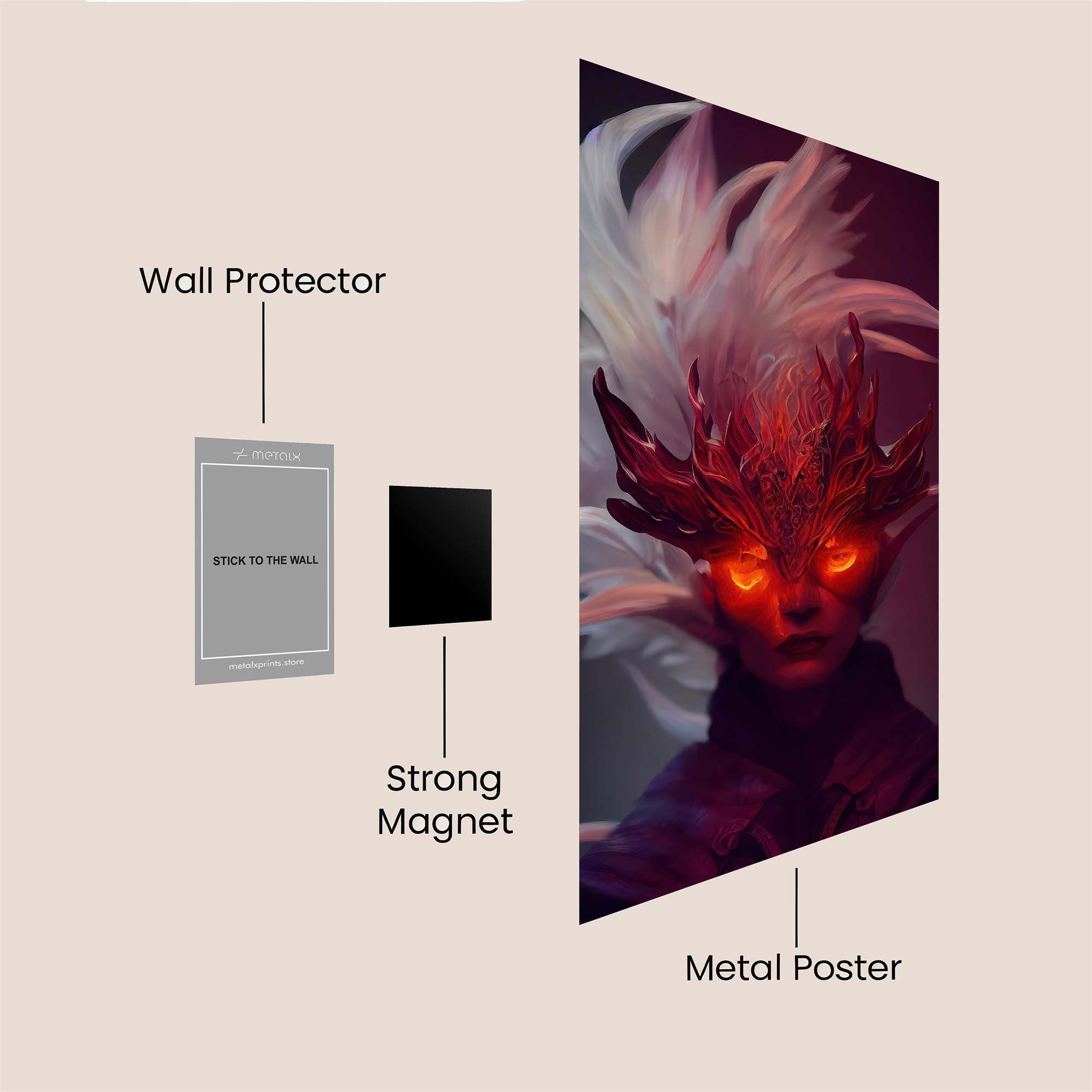Phoenix Enigma Safe Wall Magnetic / M