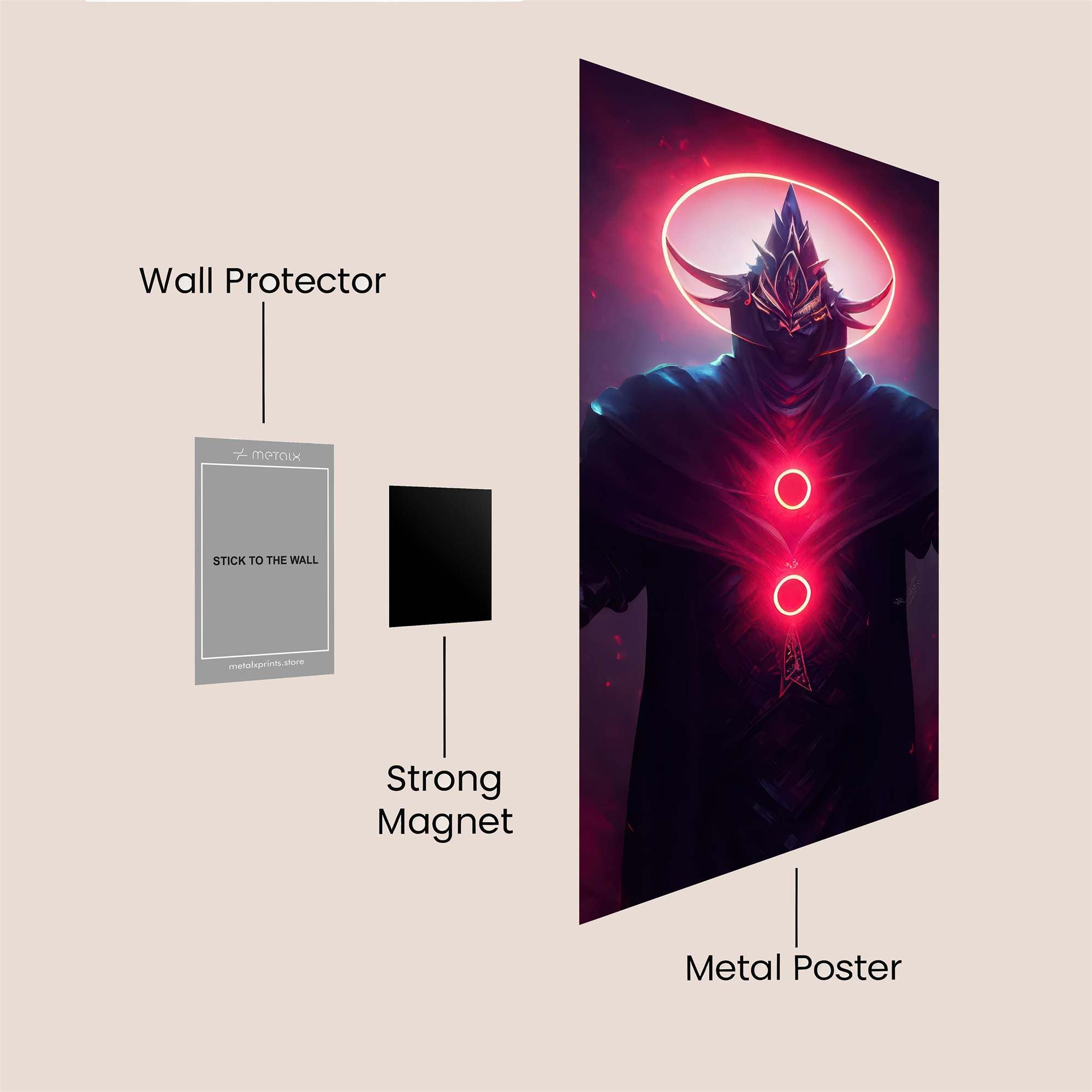 Sorcerer's Aura Safe Wall Magnetic / M