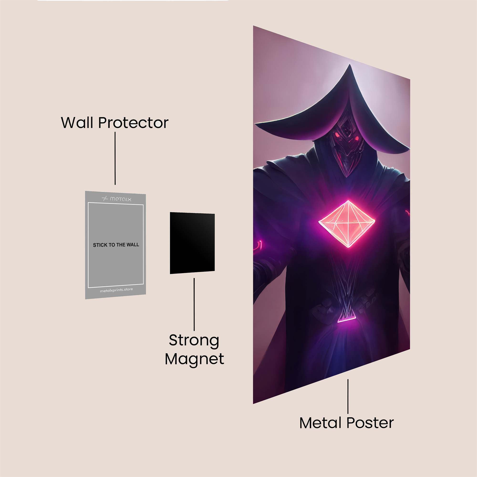 Sorcerer Enigma Safe Wall Magnetic / M