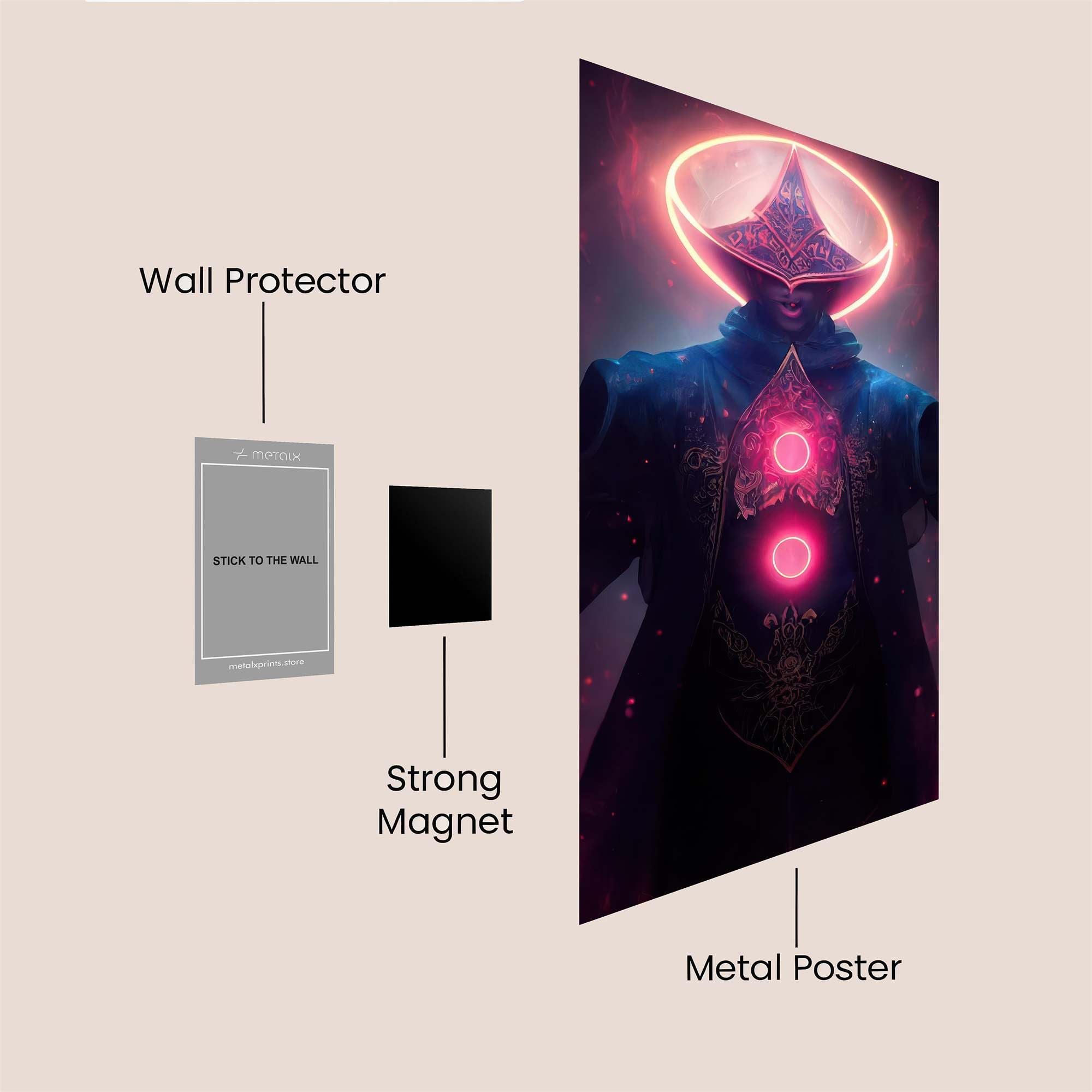 Mystic Aura Safe Wall Magnetic / M