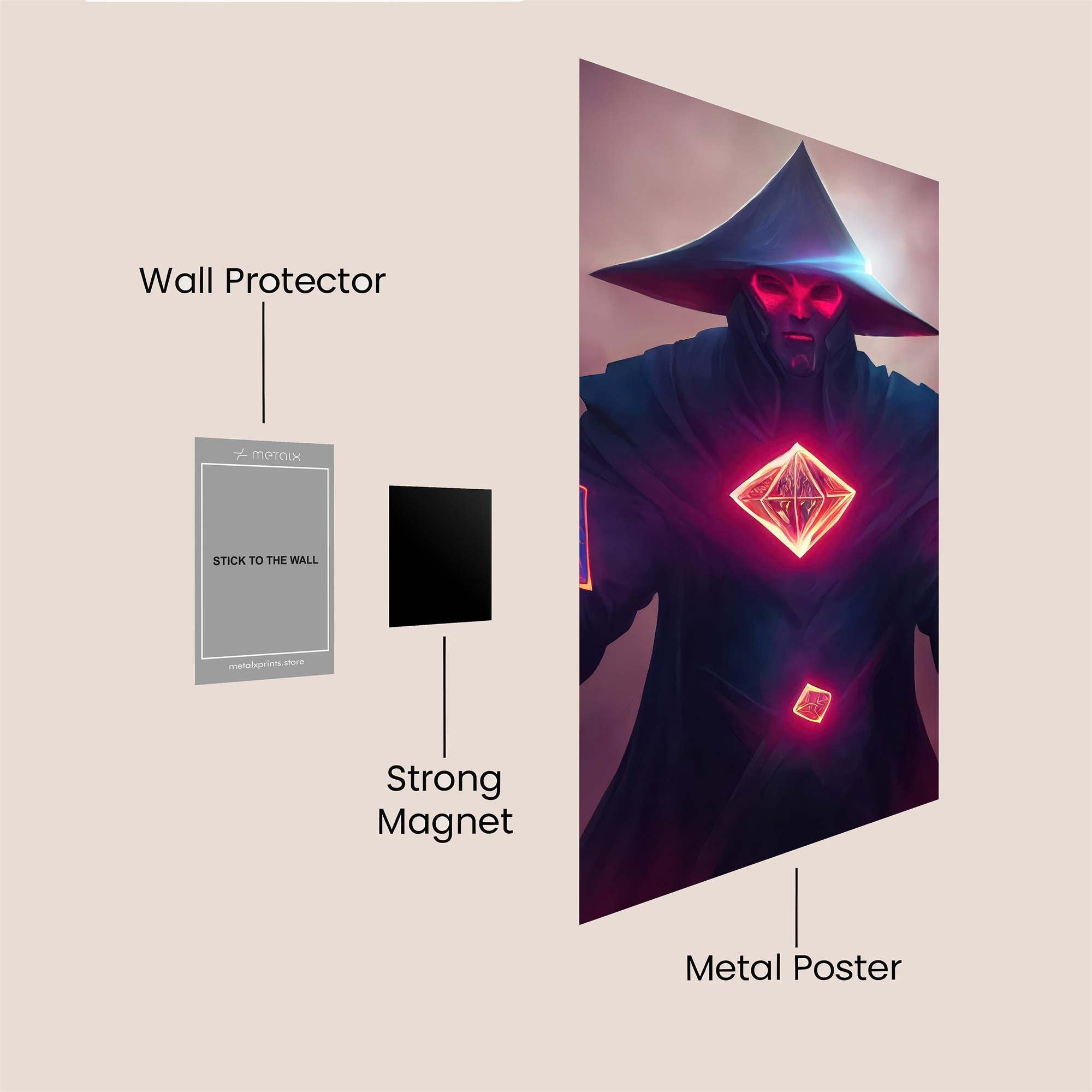 Mystic Enigma Safe Wall Magnetic / M