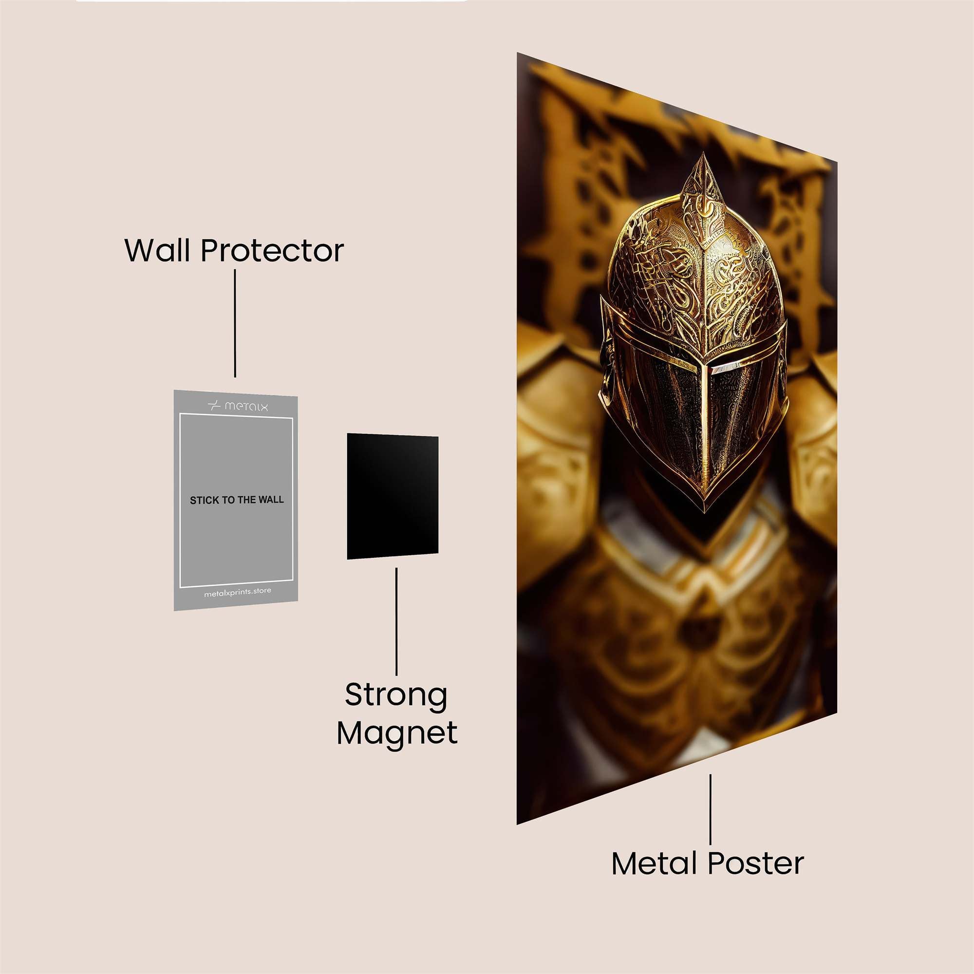 Knight Regal Safe Wall Magnetic / M