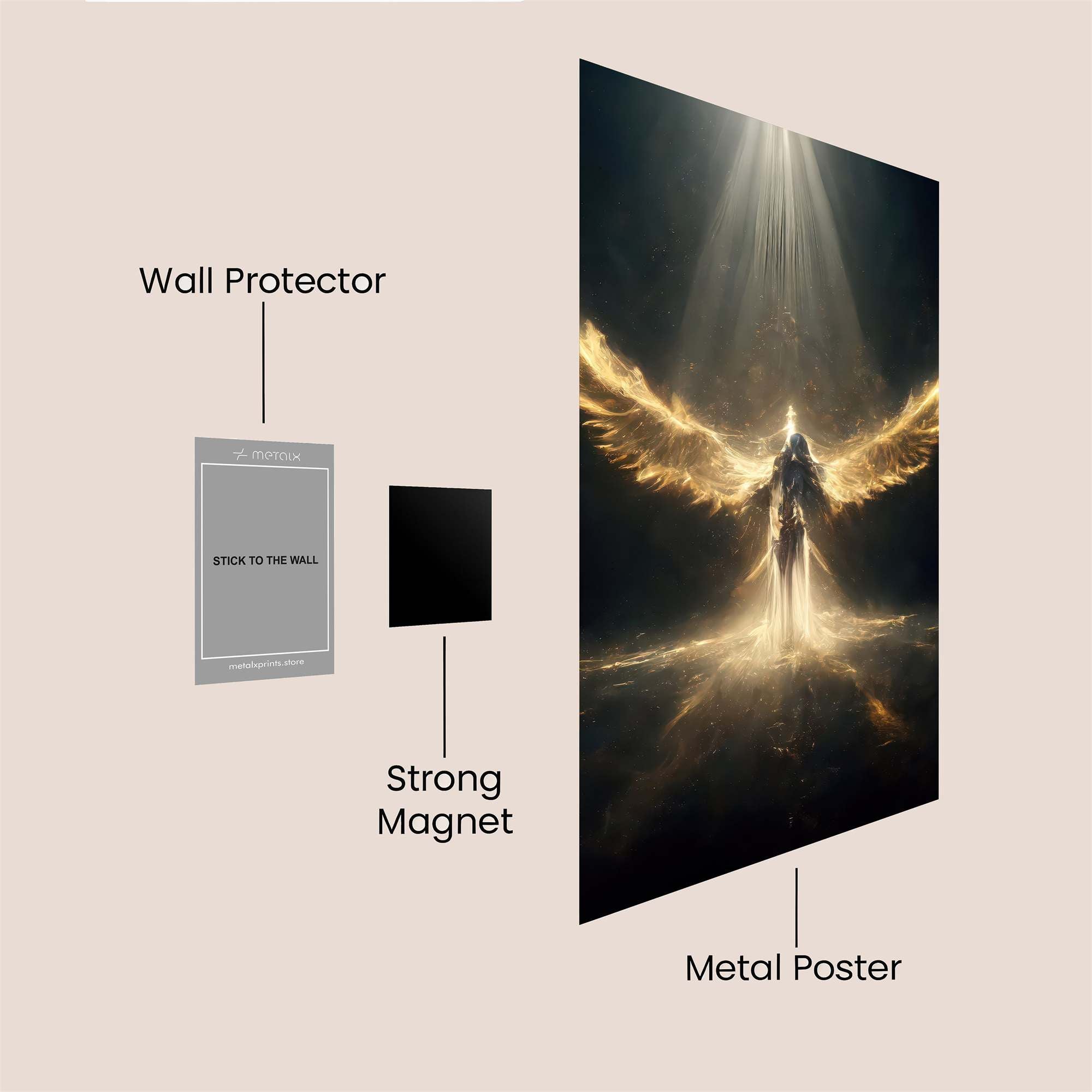 Angel Radiance Safe Wall Magnetic / M