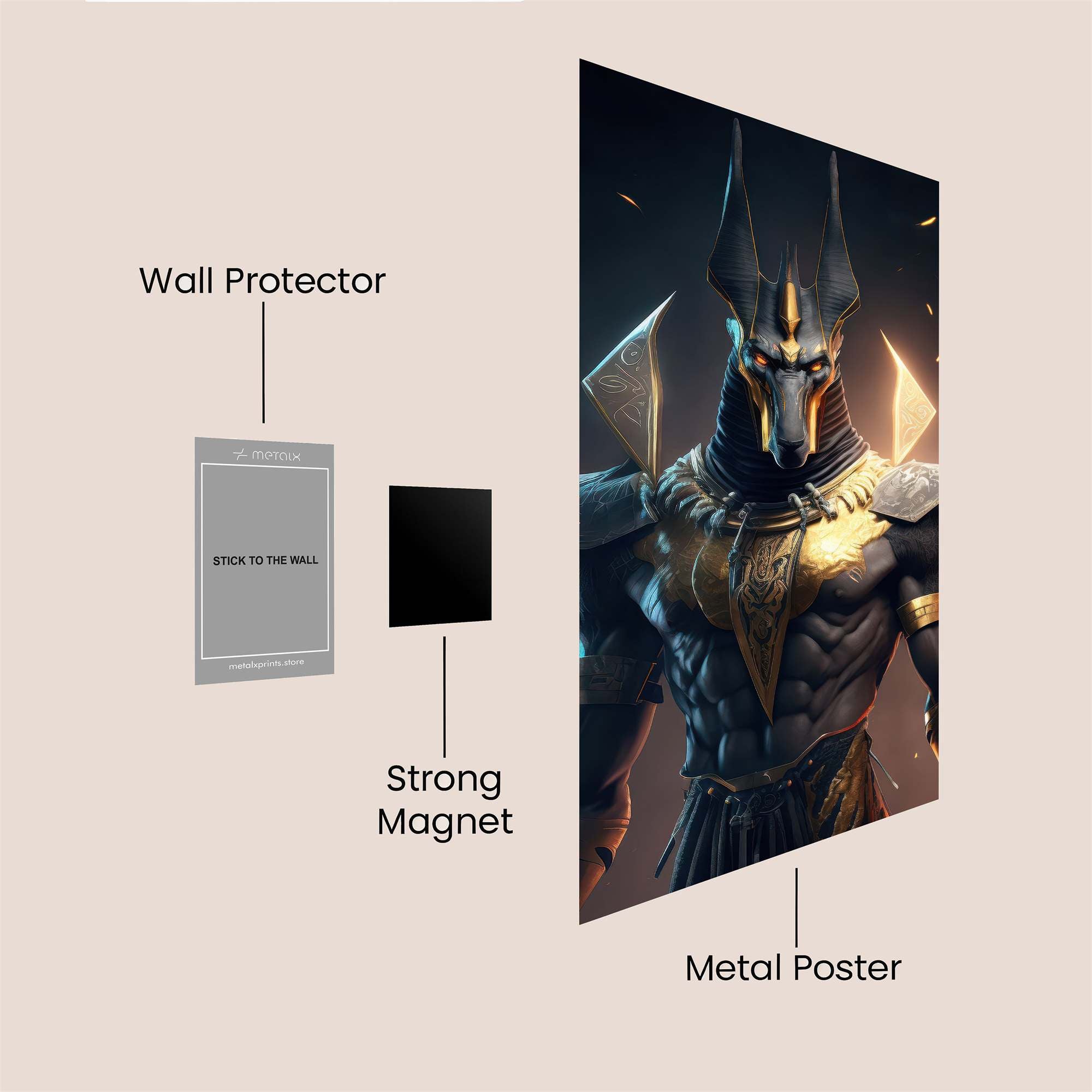 Anubis Majestic Safe Wall Magnetic / M