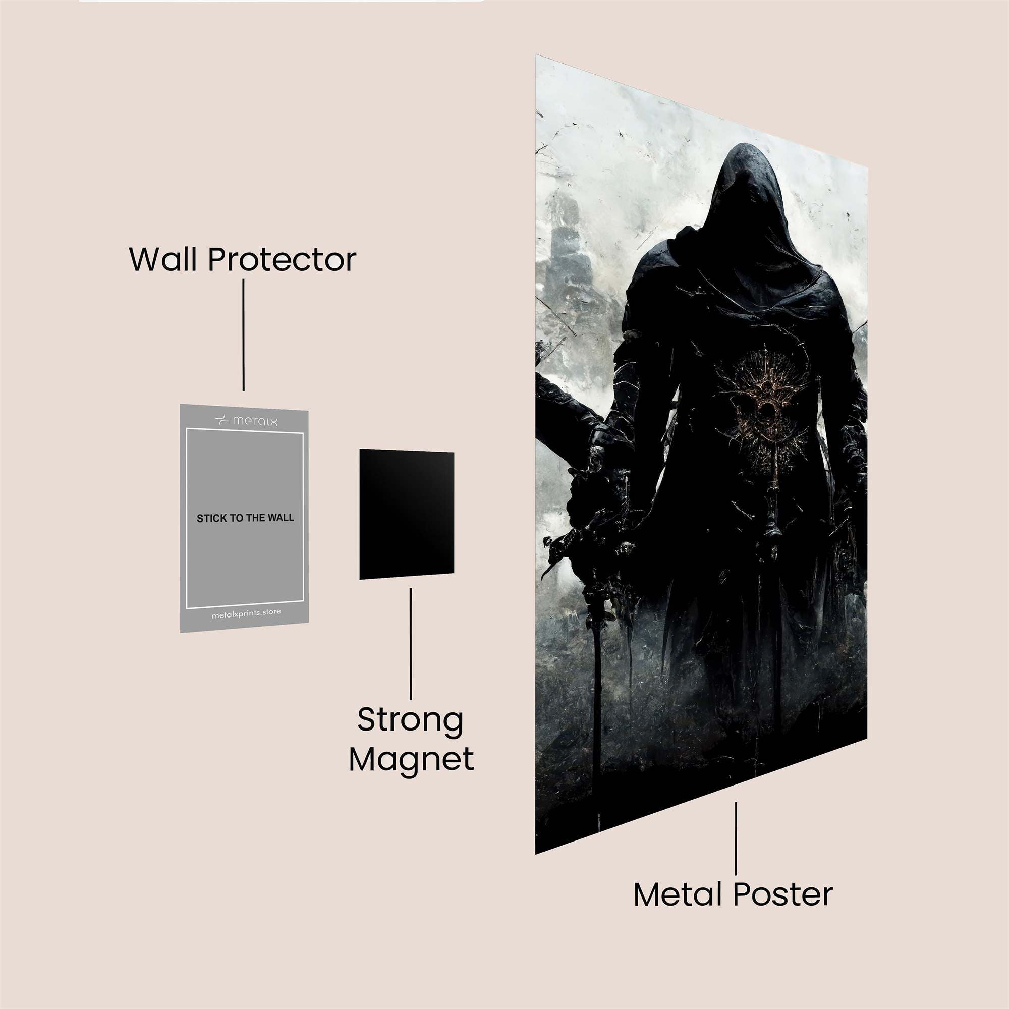 Reaper Gloom Safe Wall Magnetic / M