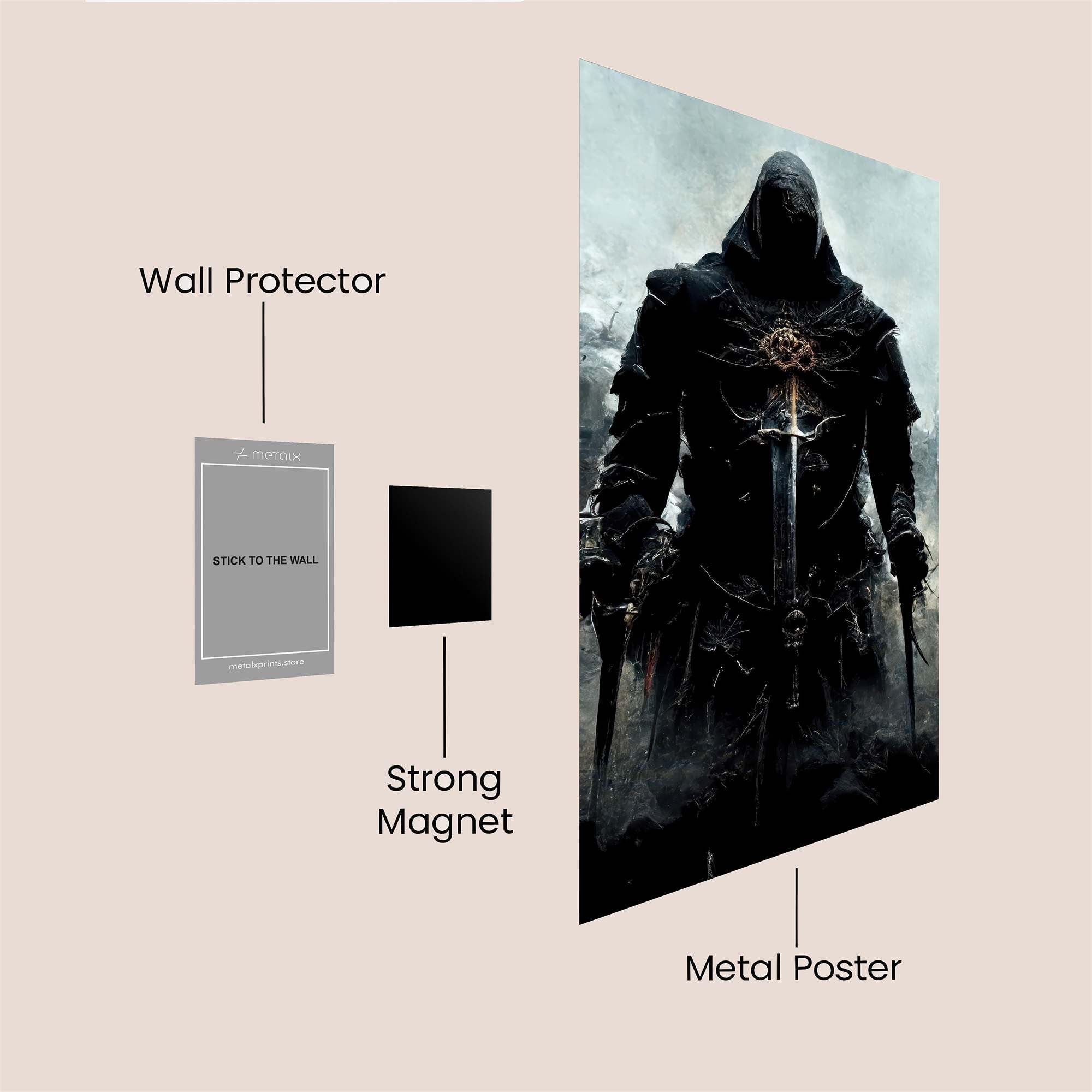 Reaper Gloom Safe Wall Magnetic / M