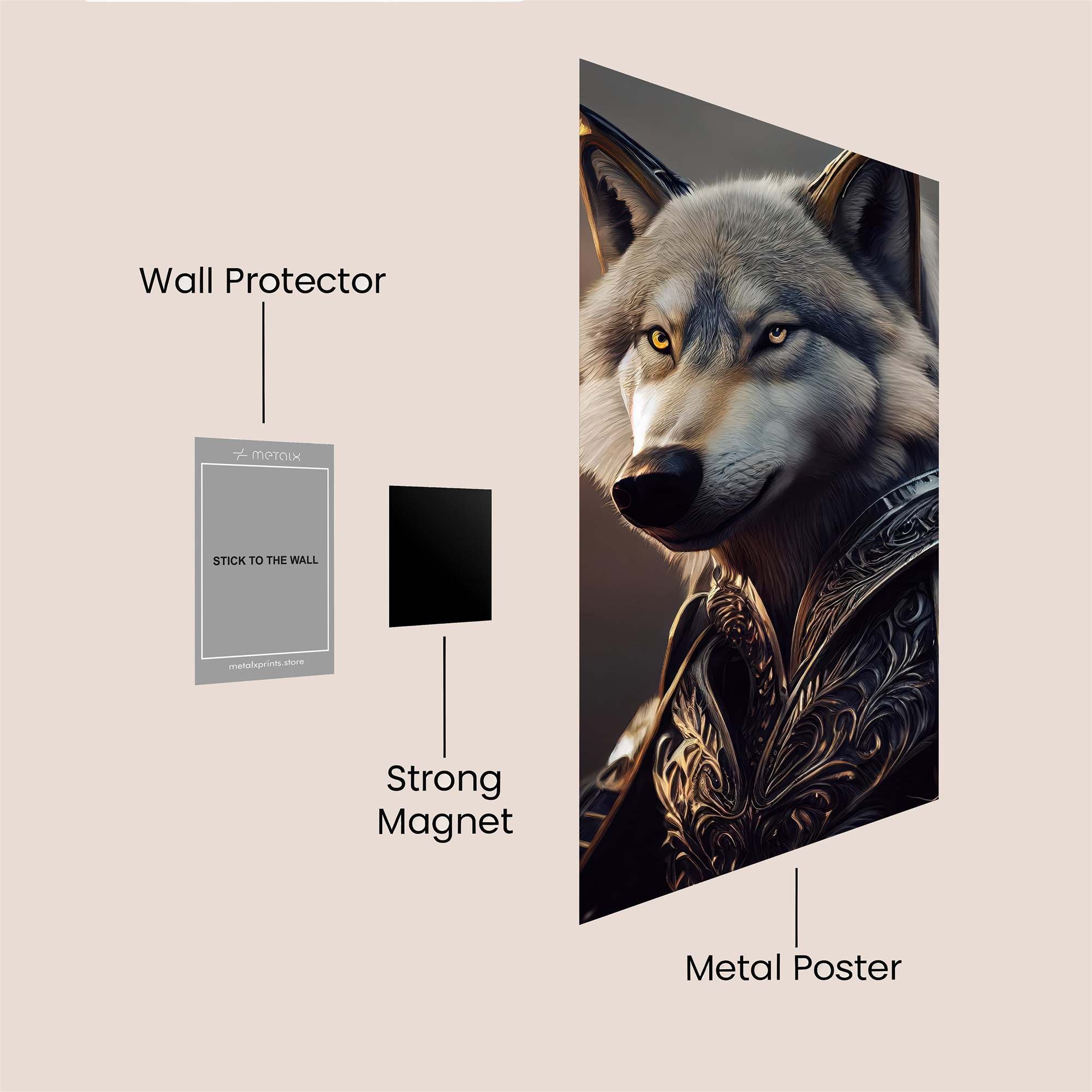 Wolf Sovereign Safe Wall Magnetic / M