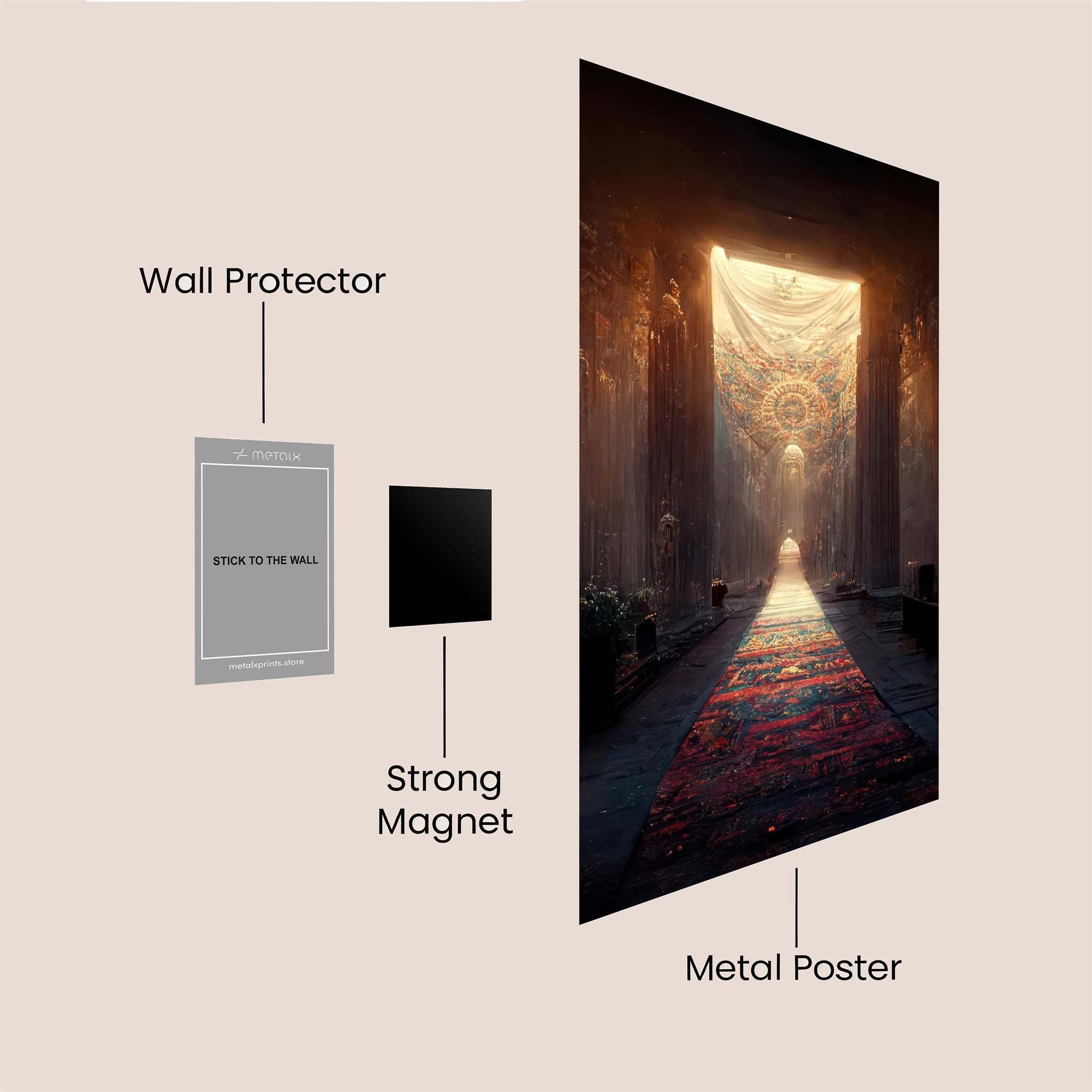 Temple Radiance Safe Wall Magnetic / M