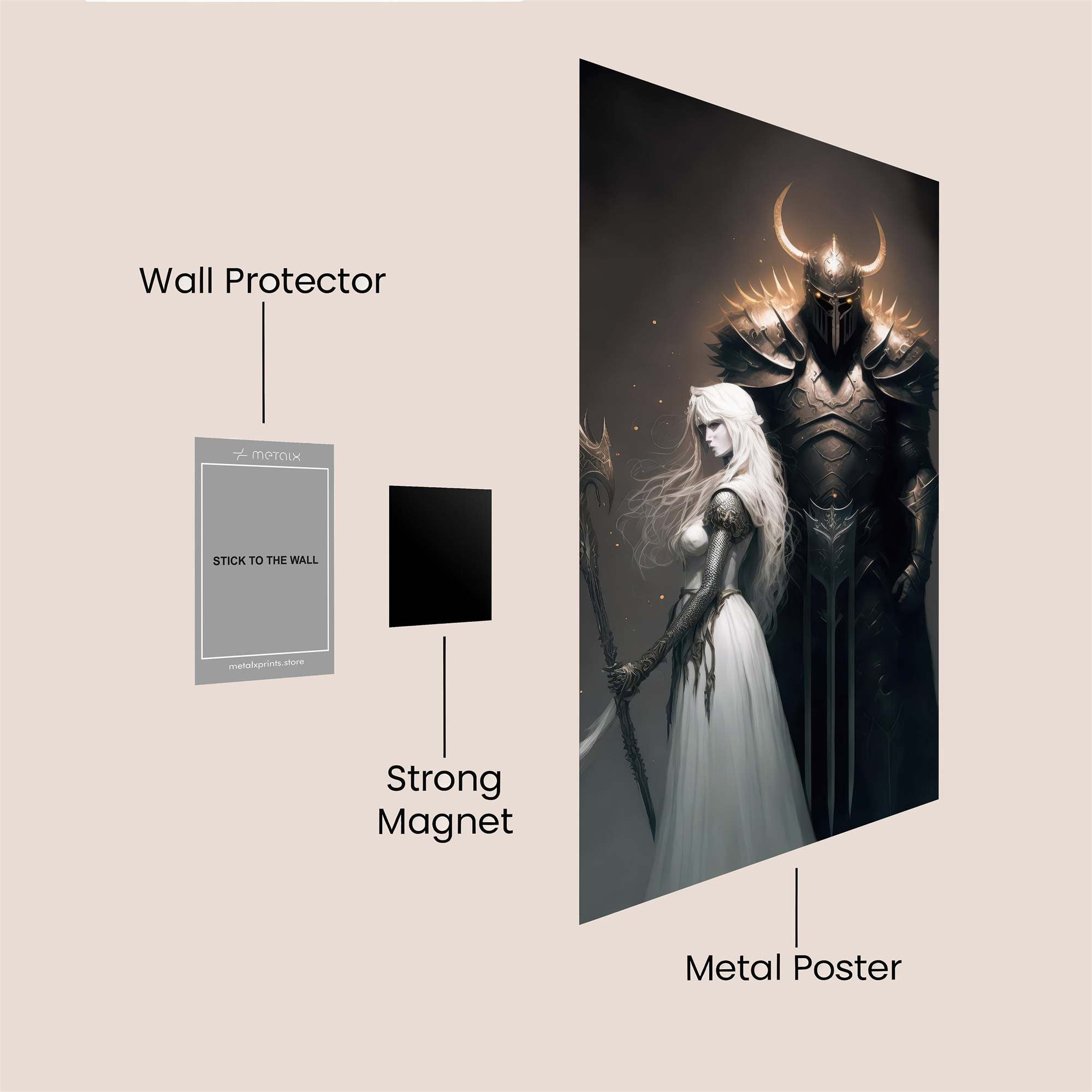 Moonlit Majesty Safe Wall Magnetic / M