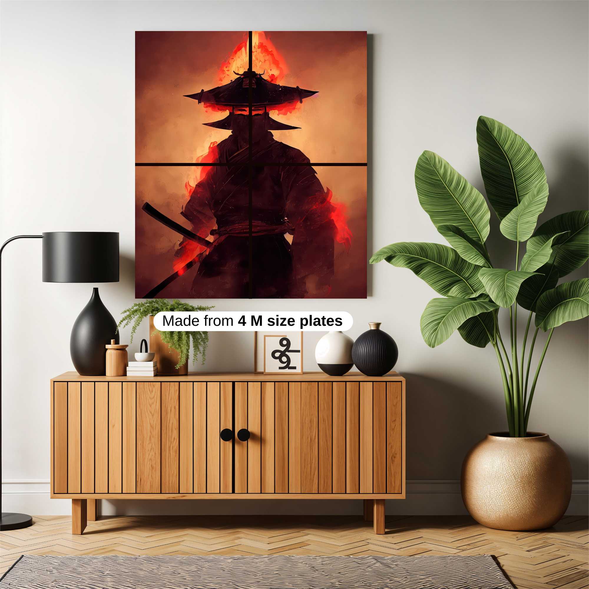 Samurai Inferno Safe Wall Magnetic / M