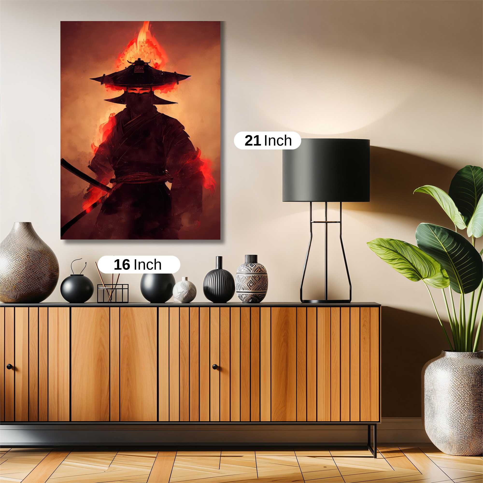 Samurai Inferno Safe Wall Magnetic / M